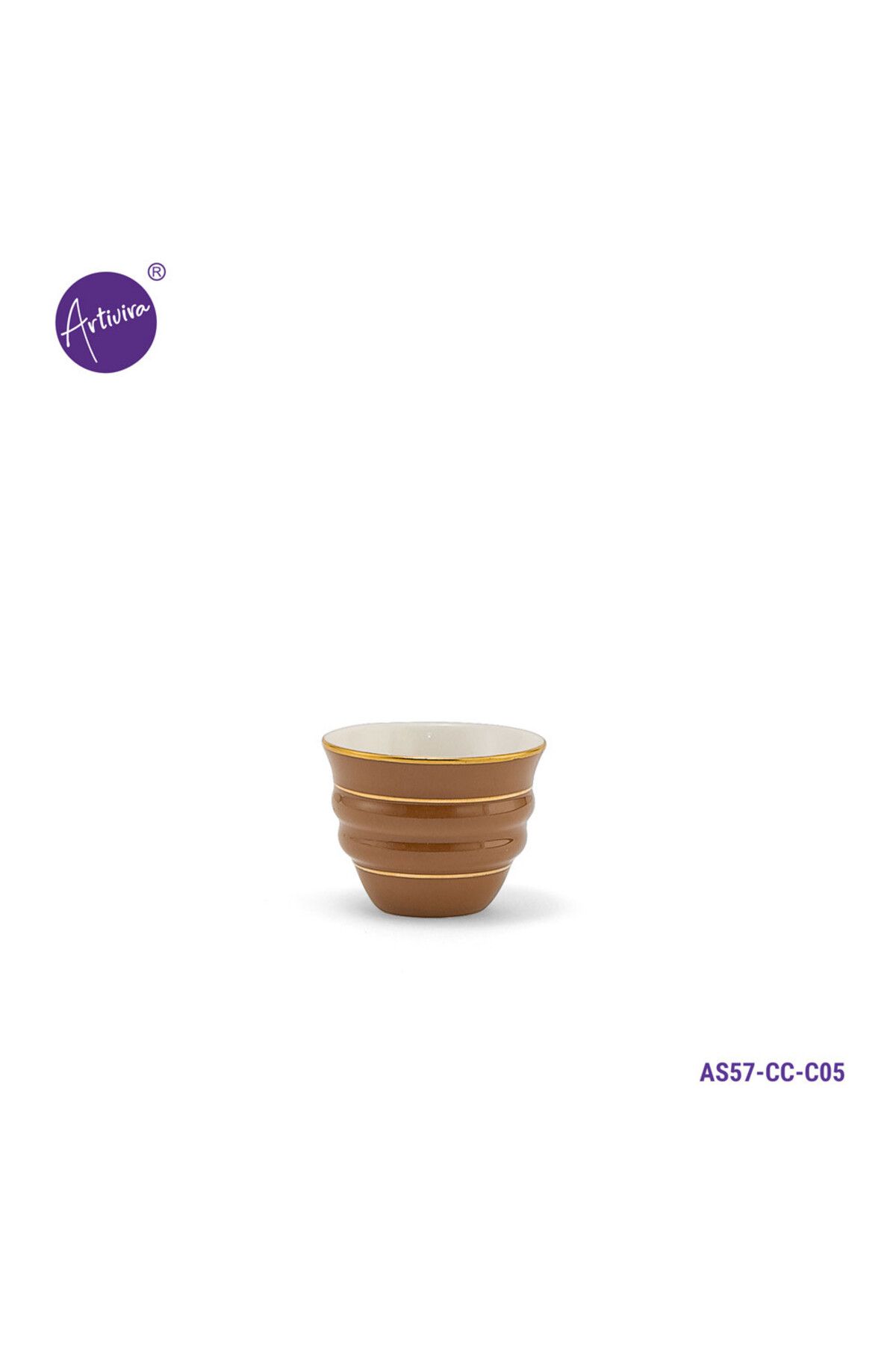 ARTIVIRA-طقم فناجين قهوة عربي بورسلين 12 قطعة -ARTIVIRA -AS60 3