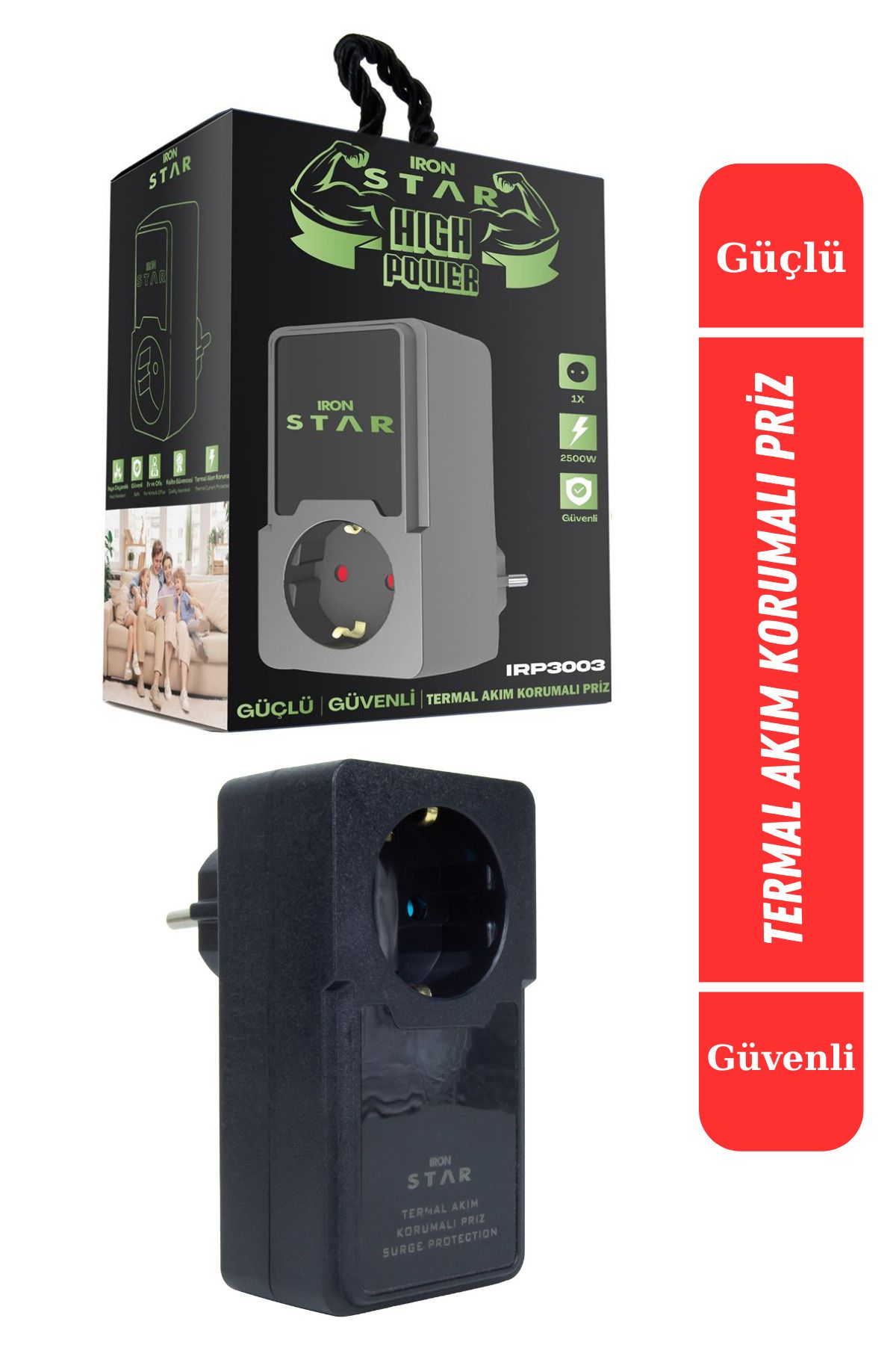 IRONSTAR-Single Socket with High Current and Shock Protection 1