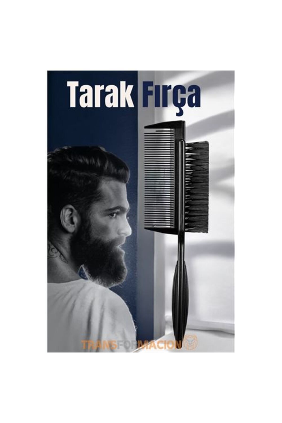 BirdoluSepet Engithalat Sakal Bıyık Tarama Fırçası Sakal Tarağı