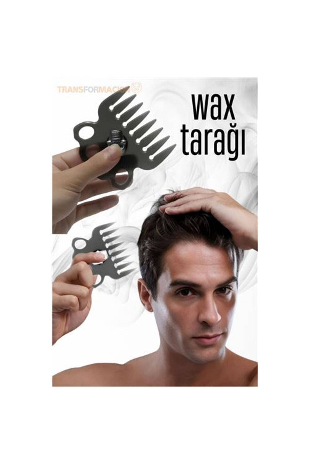 BirdoluSepet Engithalat Kıvırcık Saç Dalgalı Wax Tarağı