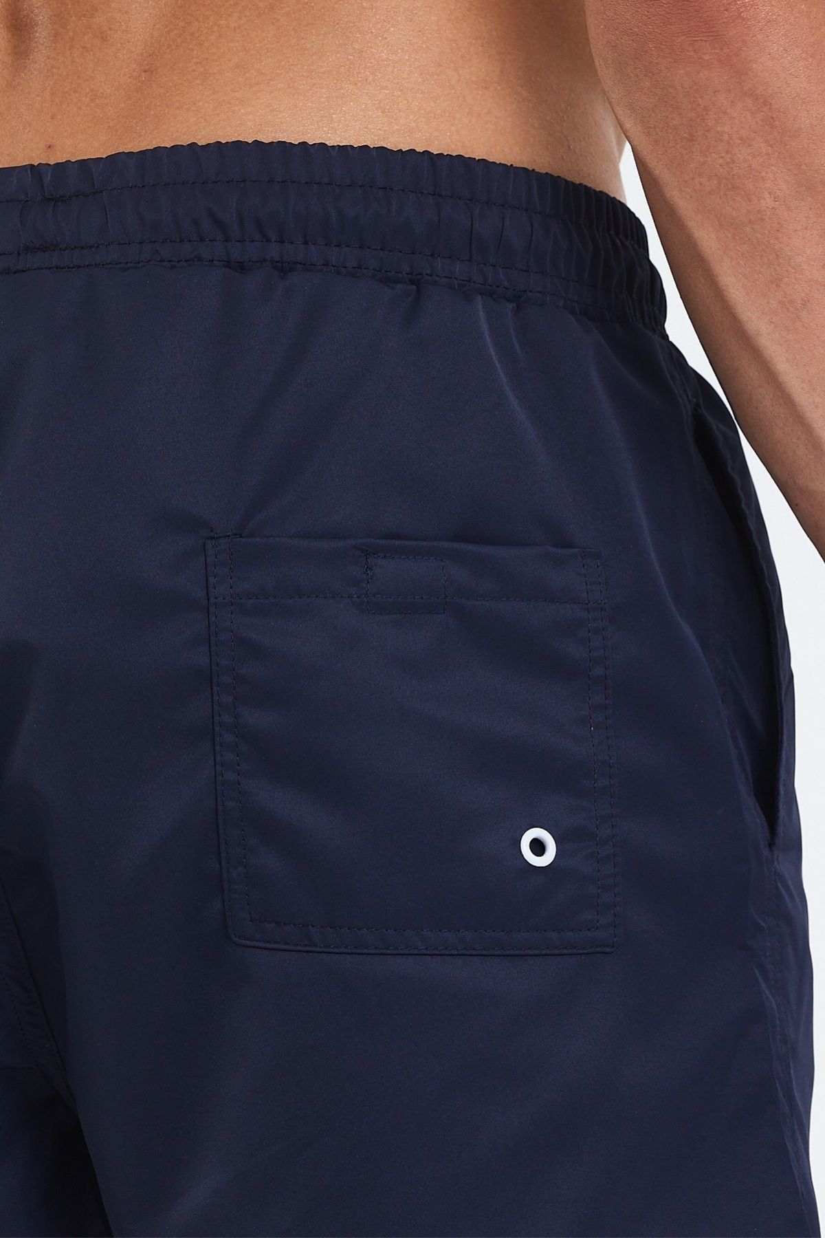 MADZEYMODA-Premium Men's Lined Navy Blue Swim Shorts Ls-95047 7