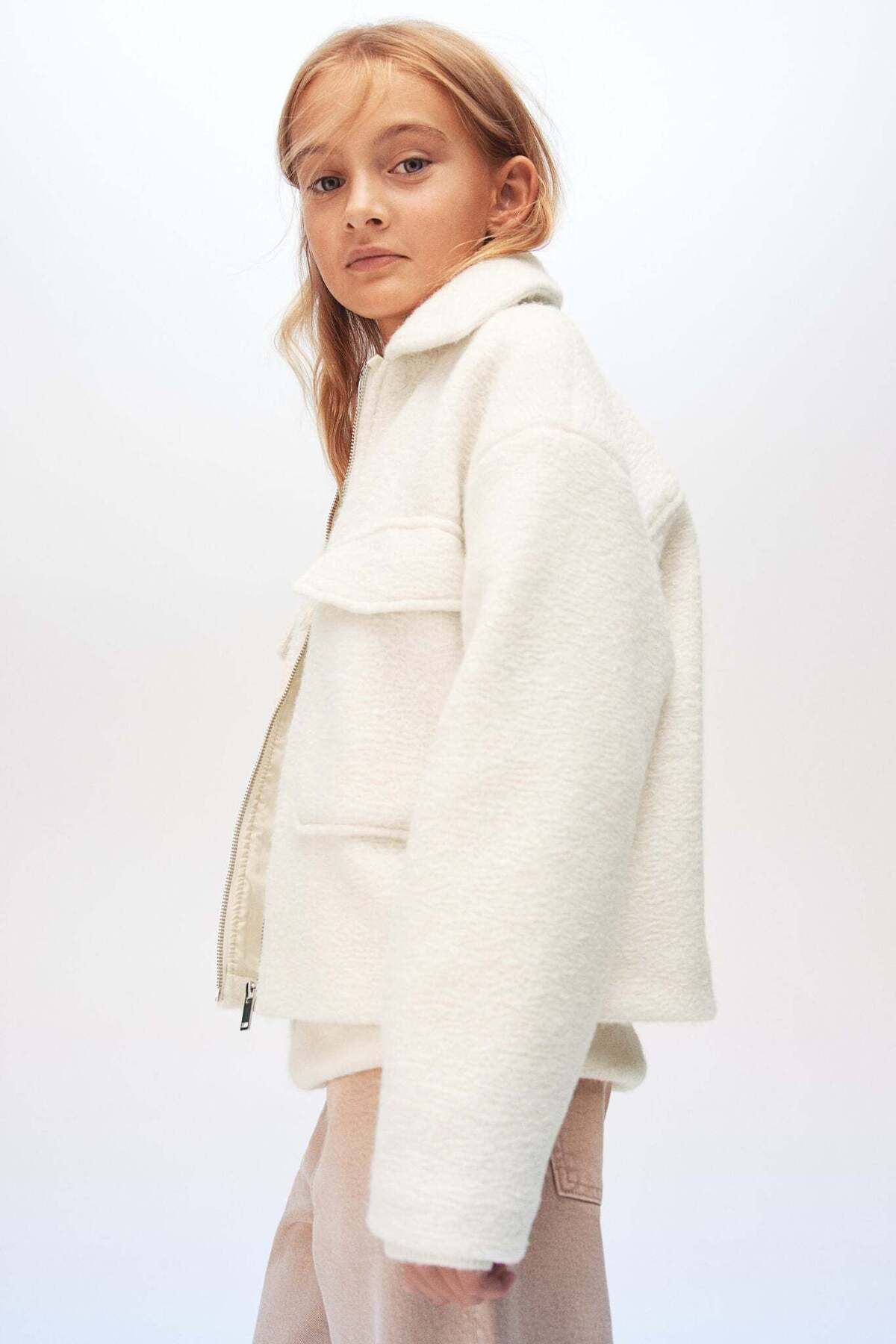 H&M-Felted shacket 3