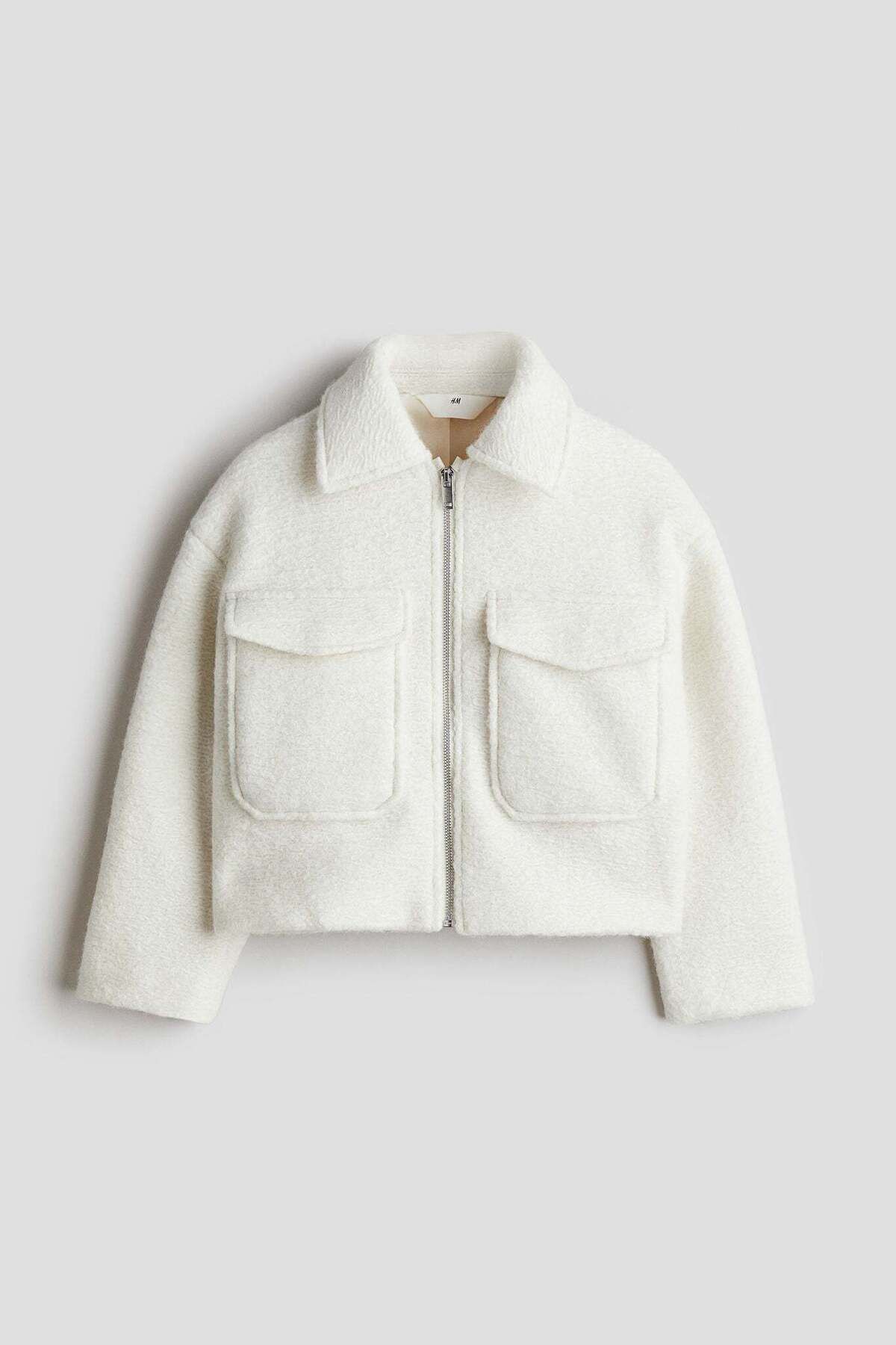 H&M-Felted shacket 2