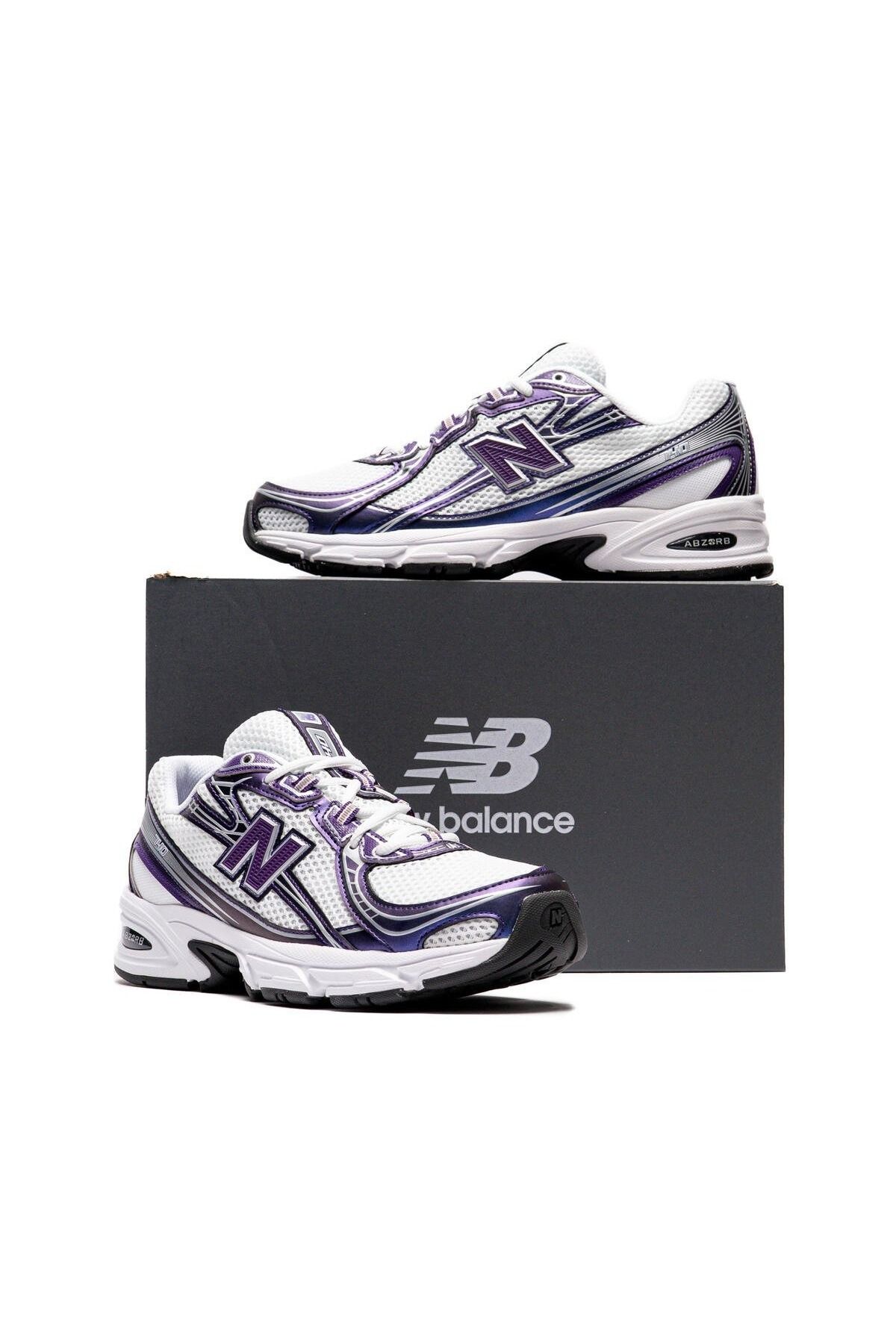 اسنیکر بنفش زنانه 740 سبک زندگی اورجینال New Balance