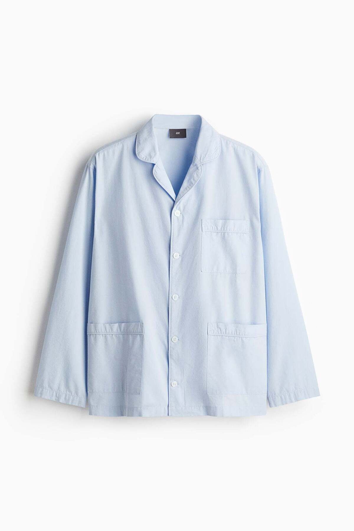 H&M-Cotton pyjama shirt and bottoms 4