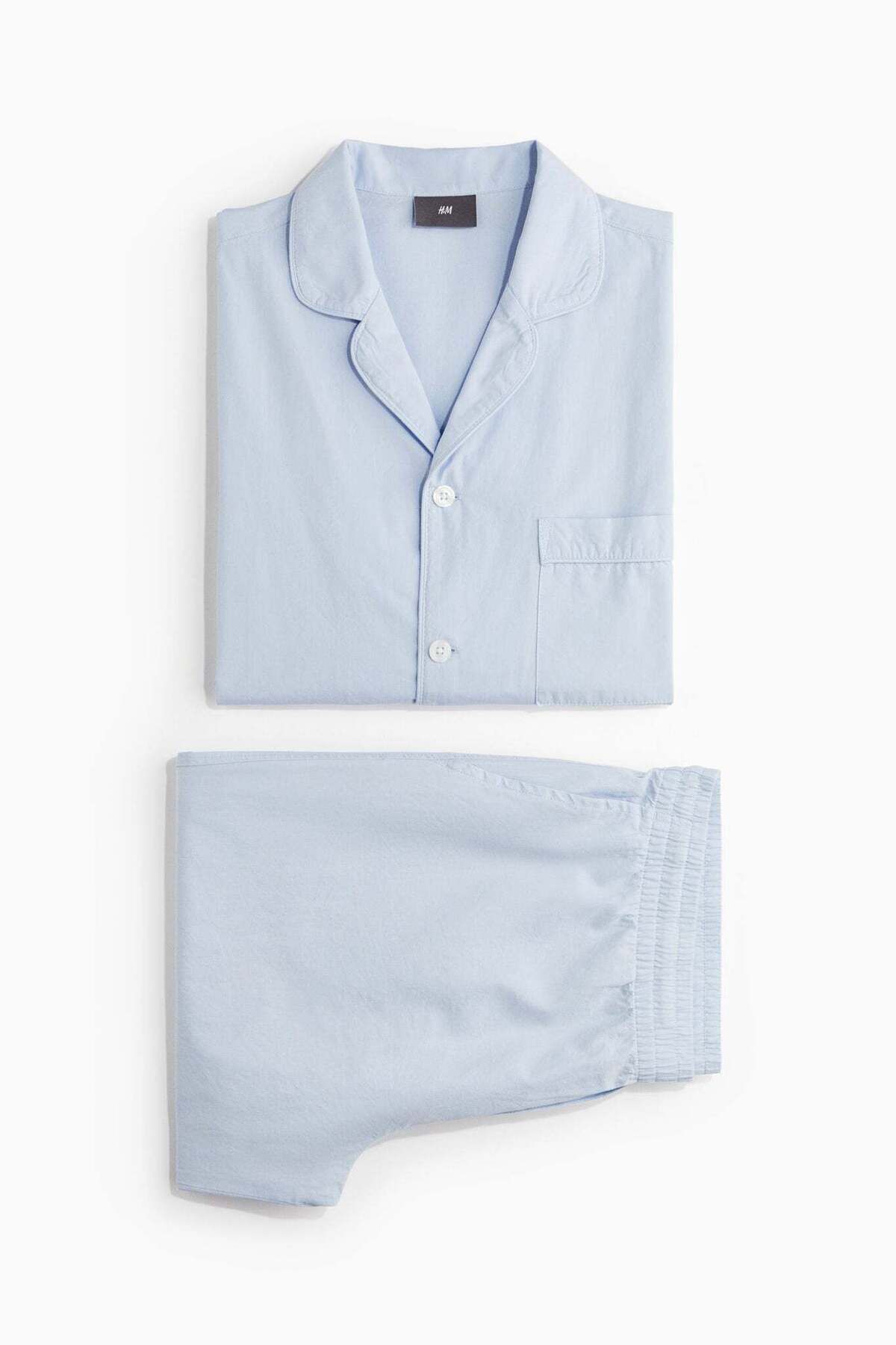 H&M-Cotton pyjama shirt and bottoms 2