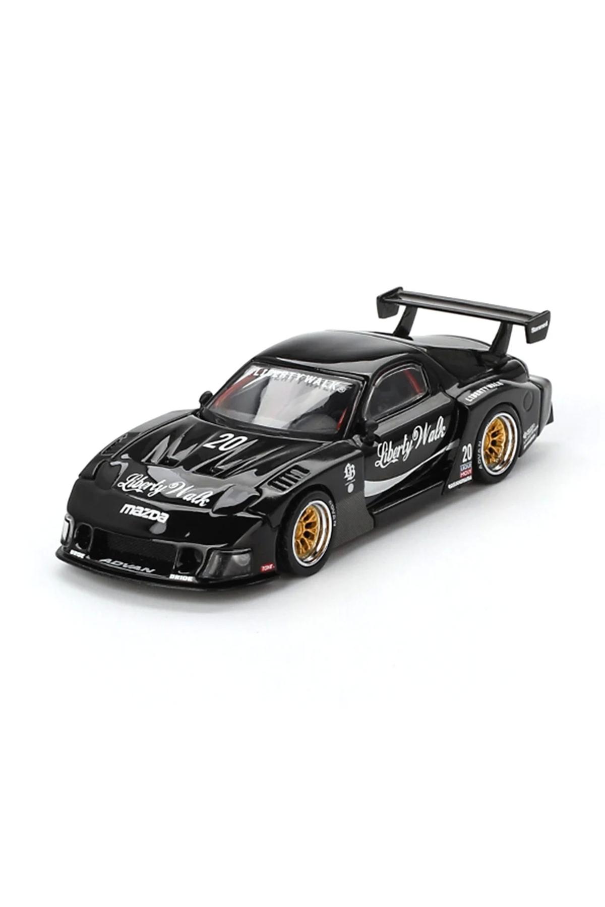 mini gt MAZDA RX-7 LB-Super 1/64 Ölçek Mini GT Diecast metal Model