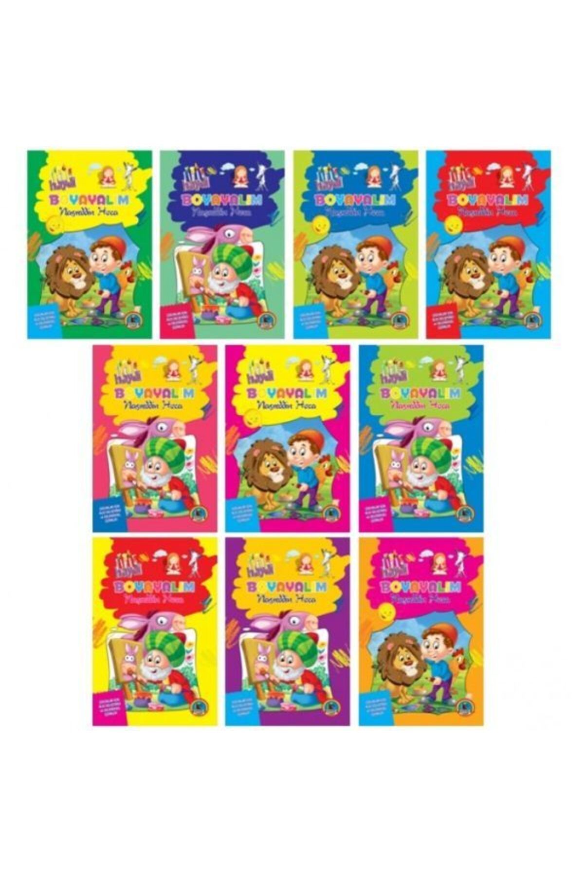 Karma Kitaplar Nasreddin Hoca Boyama Kitabı (10 Kitap Takım)