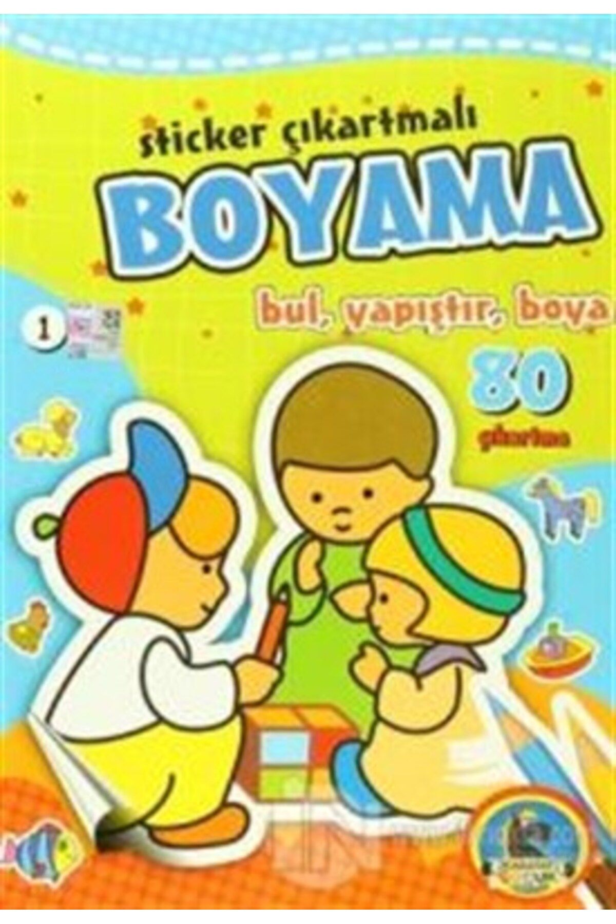 Türk Dil Kurumu Yayınları Sticker Çıkartmalı Boyama (6 Kitap Takım)
