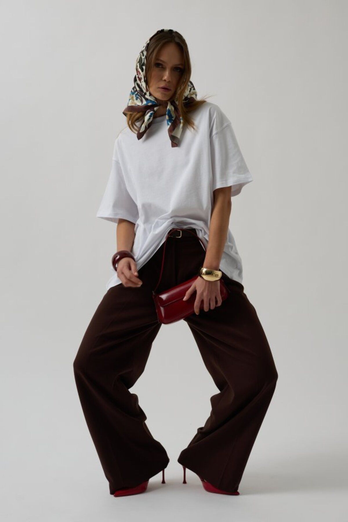 Gökyüzü Moda Basic Oversize T-Shirt