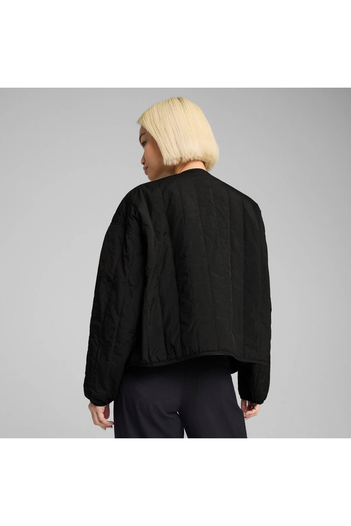 Puma WARDROBE ESS Kadın Bol Kesim Çift Taraflı Liner Ceket görsel 2