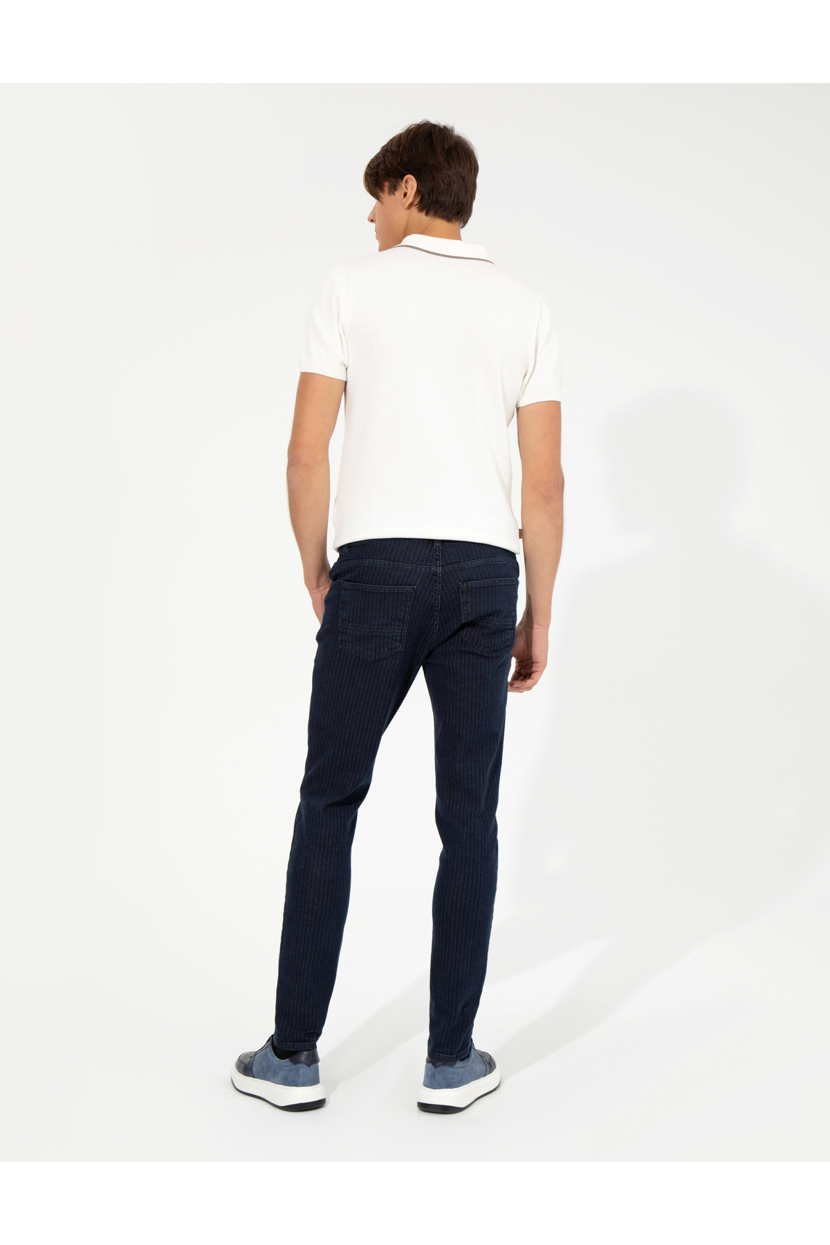 شلوار جین مردانه راسته فاق نرمال | پیر کاردین Pierre Cardin 640772 - تصویر 4
