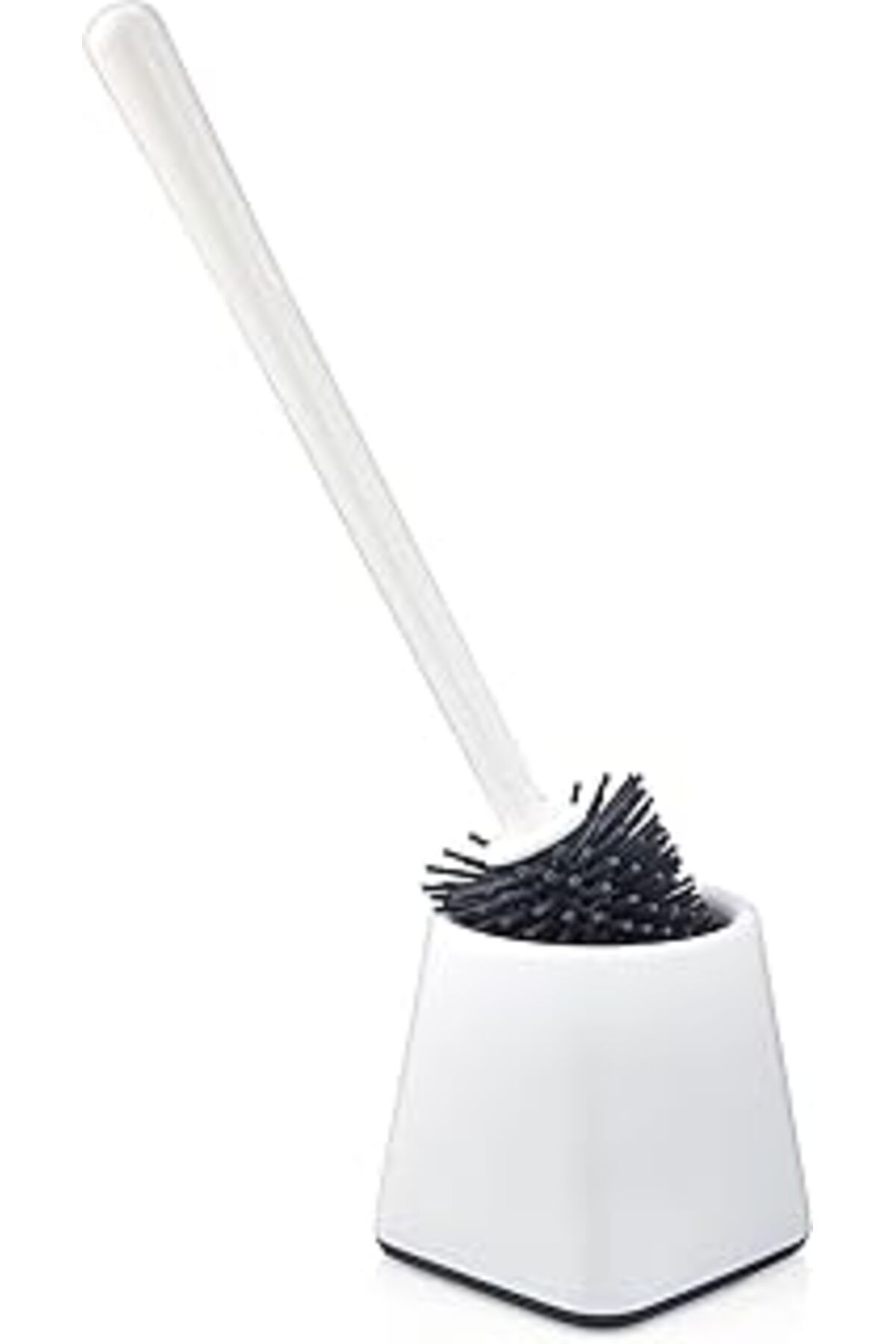 Mu Art Orret Home Silikon Wc Fırçası,Klozet,Tuvalet Temizleme Fırçası,Yumuşak Uçlu Silikon Fırça (Beyaz)