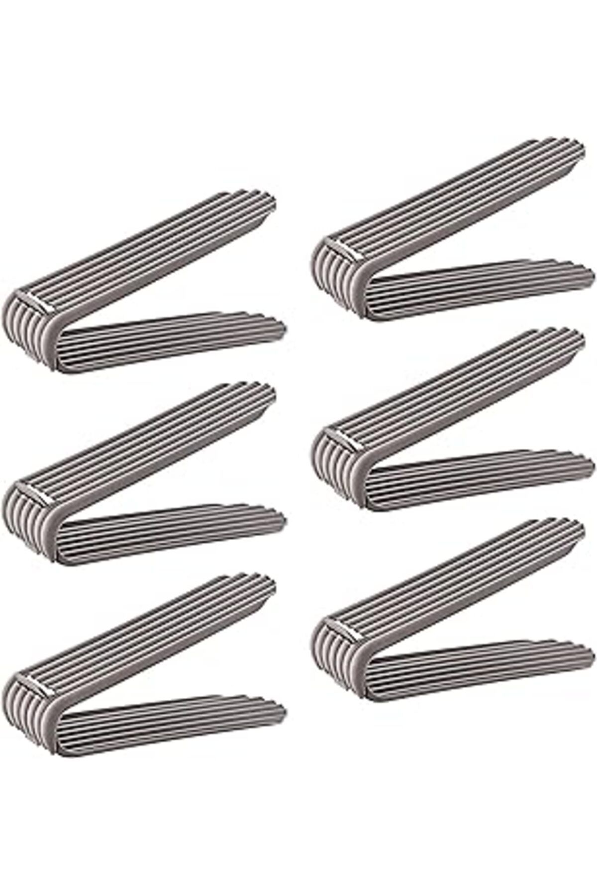 karadağsb Smartware Clamp 6'Lı Set Ayarlanabilir Ayakkabı Rampası - Bej, Çok Amaçlı Ayakkabı Rampası, Ayakkab