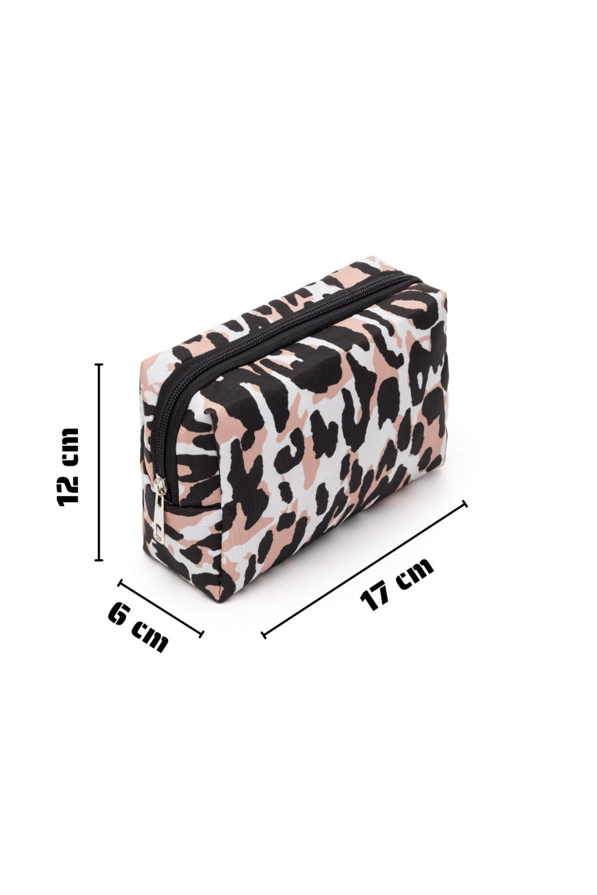 NS reliable-Organizator practic de machiaj din 2 piese Setul de machiaj elegant de călătorie este multifuncțional cu modelul Leopard. 8