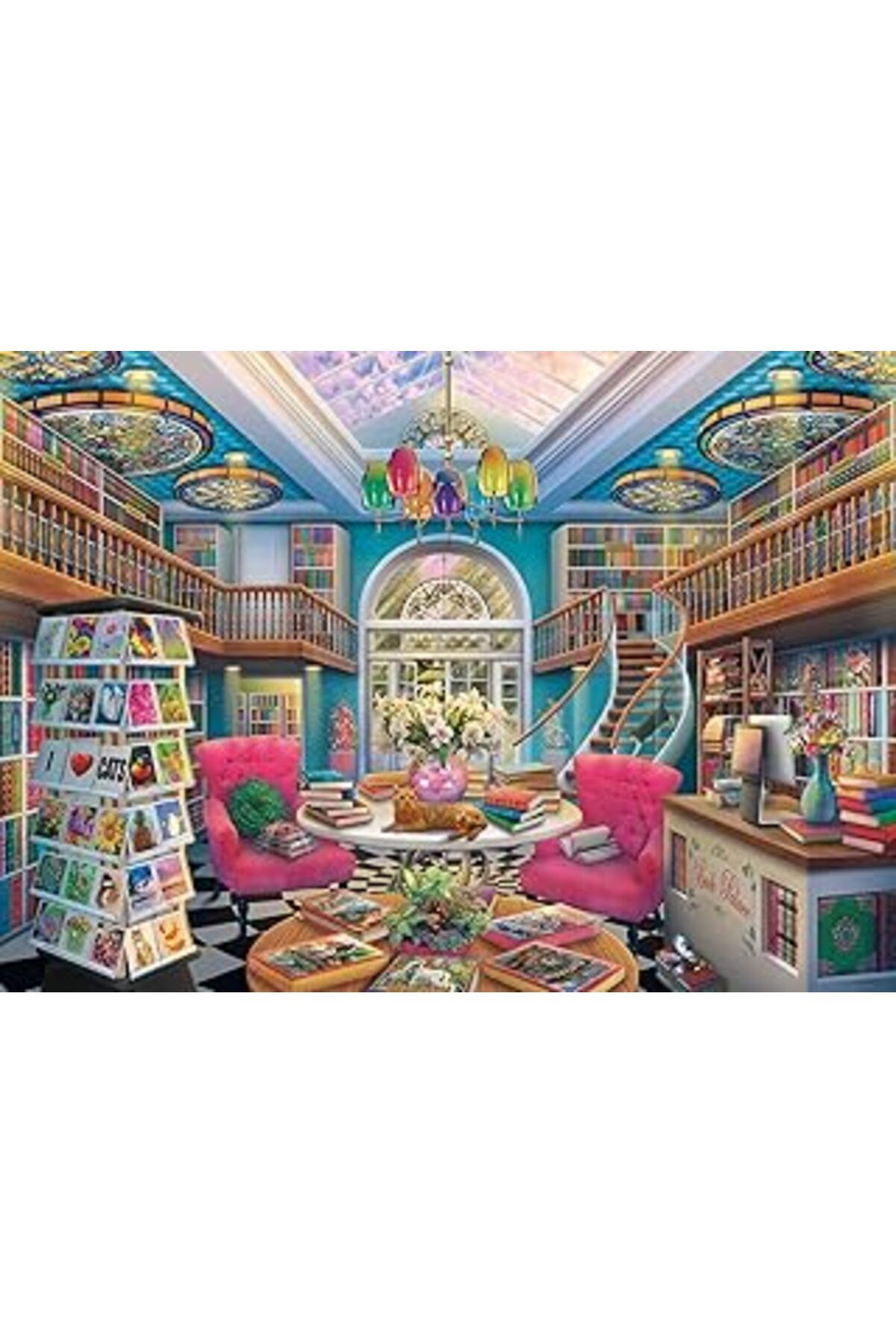 Mu Art Ravensburger 135681 16959 The Book Palace Yapboz 1000 Parça Yetişkinler Ve 12 Yaşından Büyük Çocukl