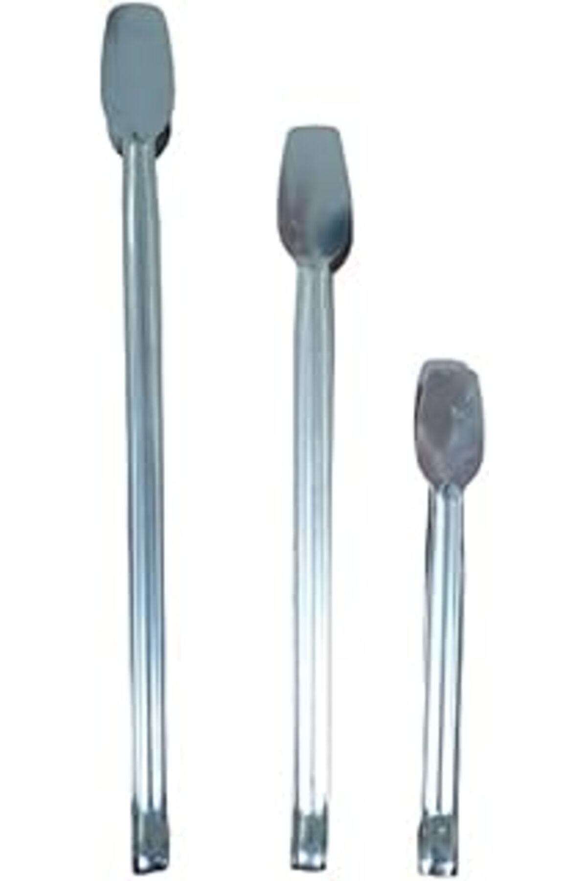 Mu Art 5Dm-3 Farklı Boyda Paslanmaz Çelik Şef Mangal Barbekü Maşa Seti Kömür Izgara Maşa Seti - 23/31/36 C