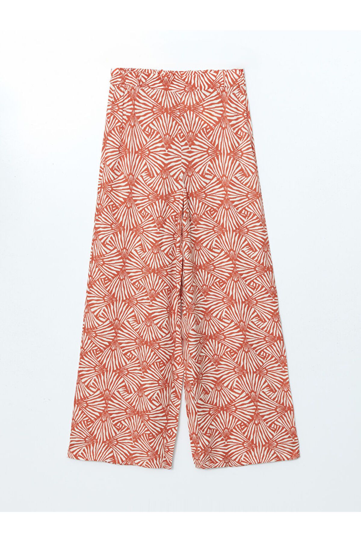 LC Waikiki Yeni Sezon Beli Lastikli Desenli Kadin Pantolon - S5M338Z8