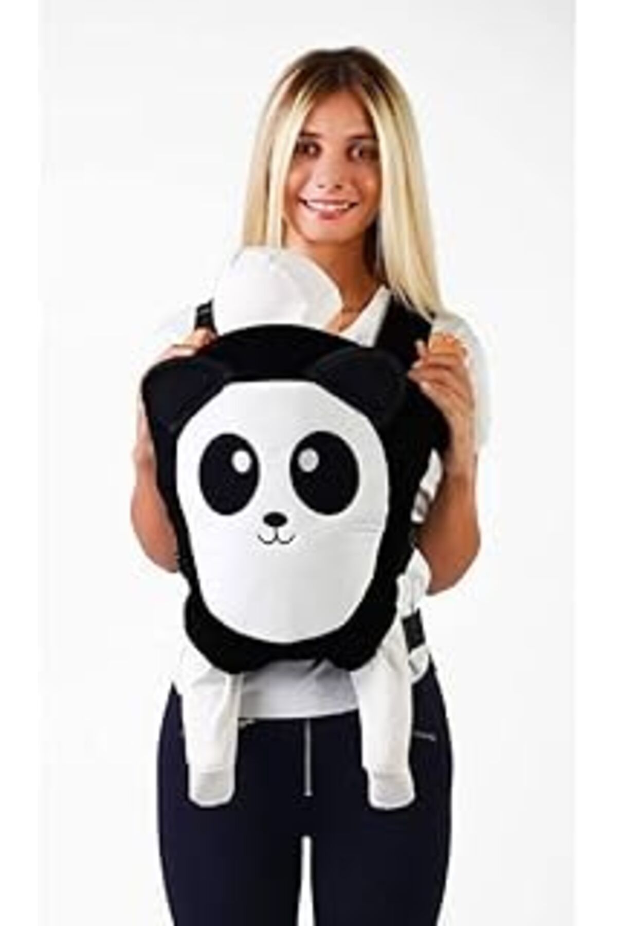 nazeninstoğu Hoppa Bebek Woy Panda Desenli Kanguru