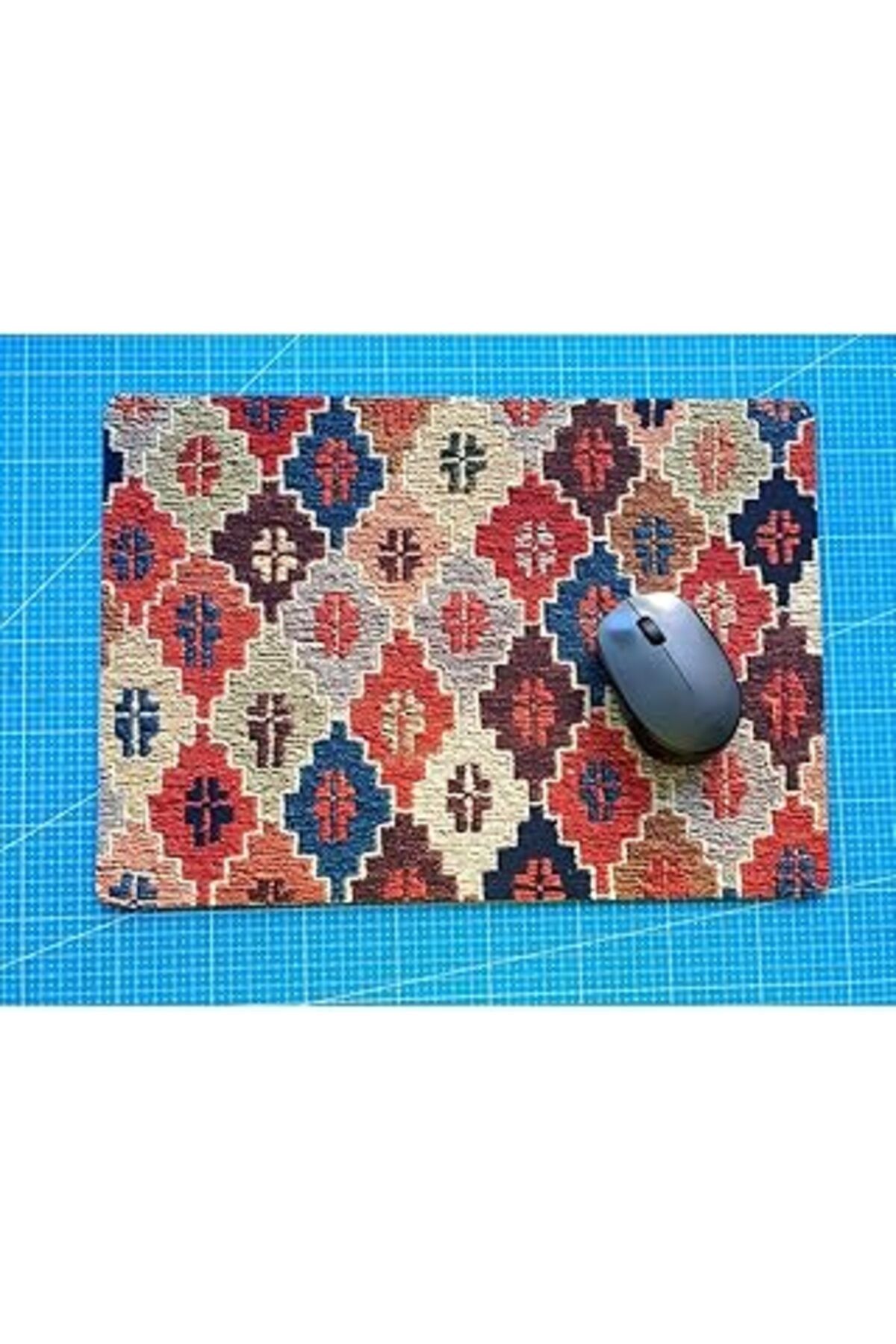 Mu Art Ahşap Rakkun Shop Halı Desen Baskılı 28X40 Cm Ölçüsünde Mouse Pad