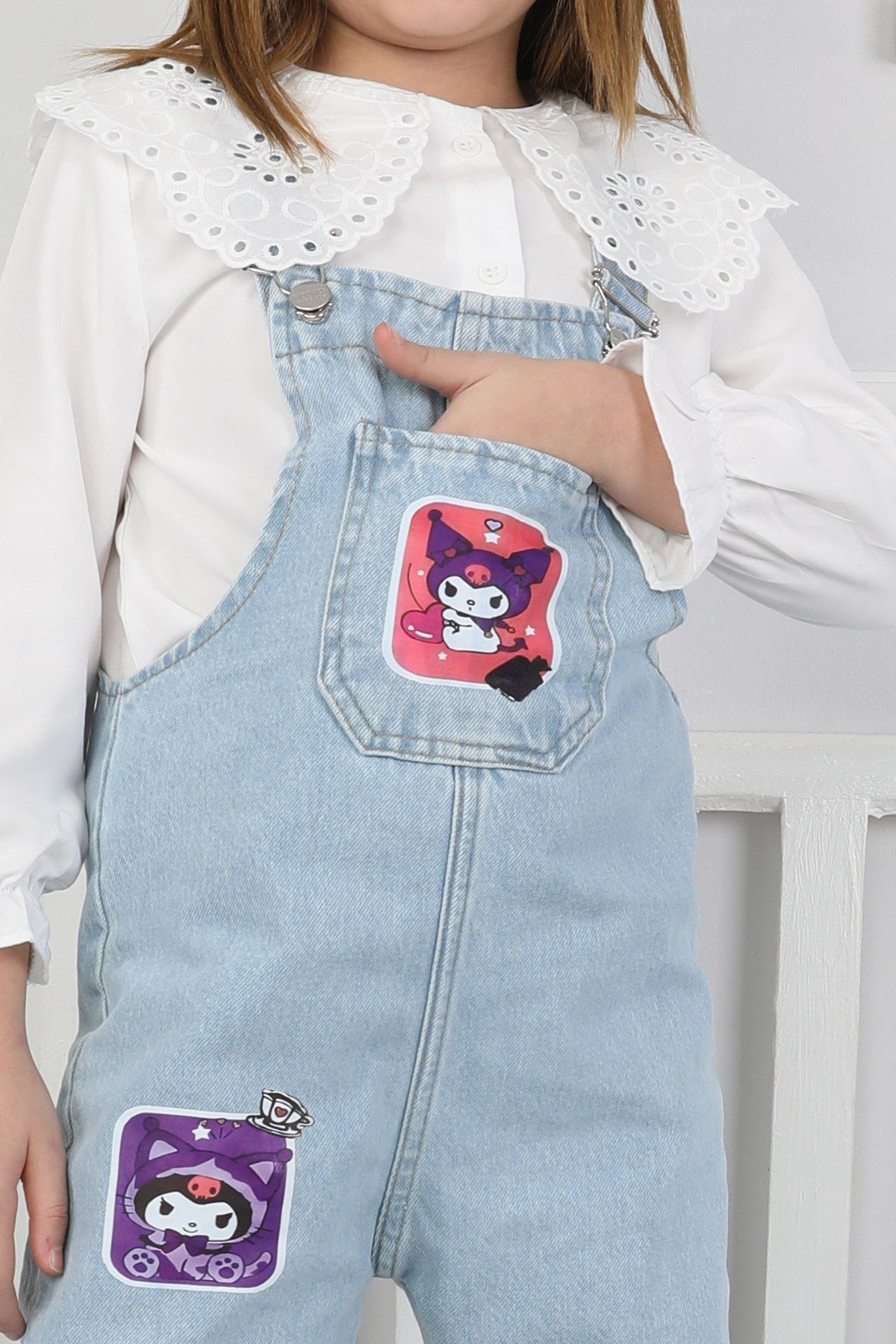 hira kids collection-SALOPETA DE BLUGI IMPRIMAT KUROMI FATA 3