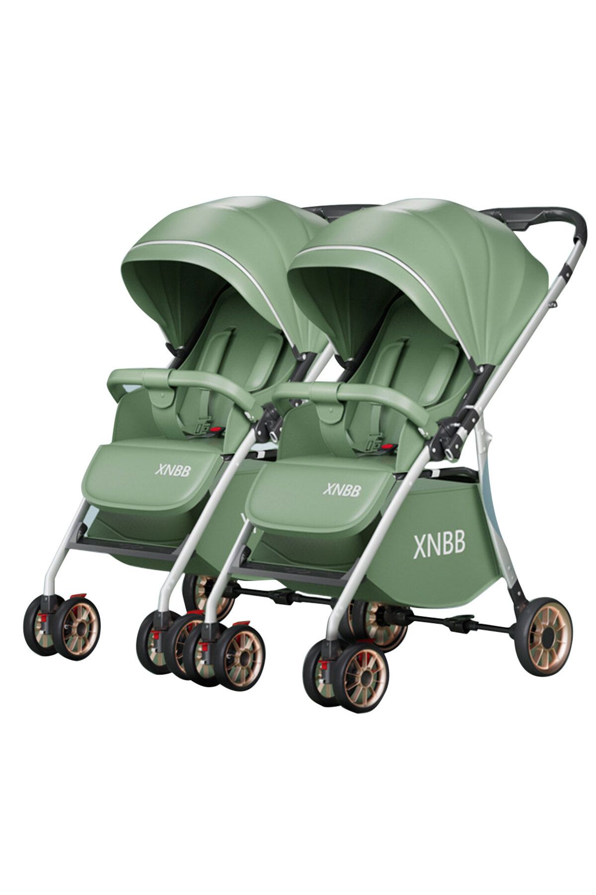 Ma Baby-Twin Stroller, Foldable And Detachable Travel Stroller, Can Sit And Lie,Lightweight Pram 1