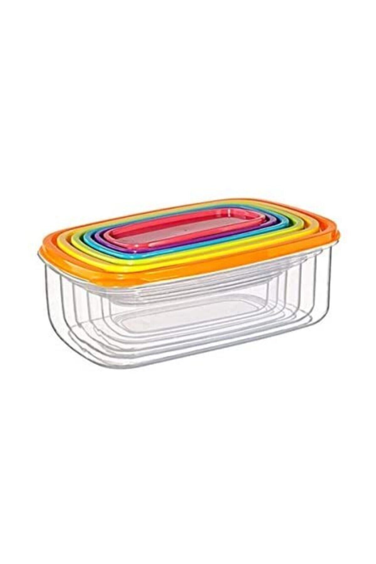 Favilla-Set of 6 Rectangular Storage Containers 1