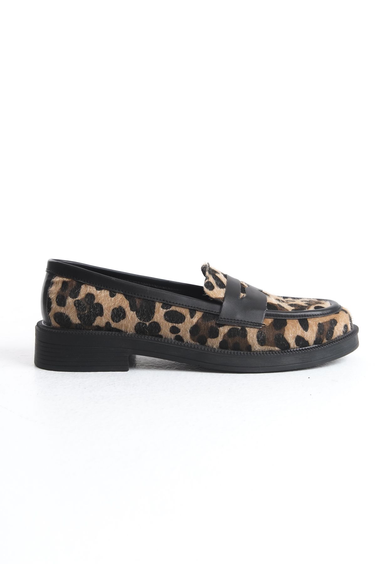 İDOL SHOES-Women's Leopard Print Loafer Shoes 4