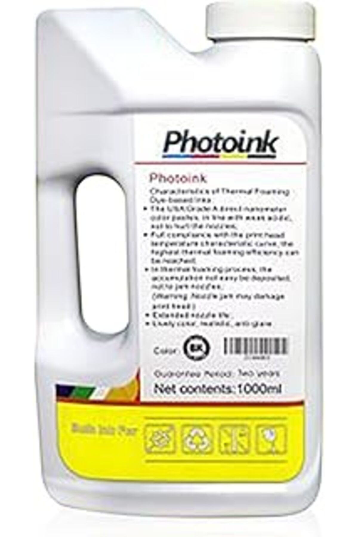 Mu Art Photoink 10 Litre Mürkkep, Epson Yazıcılar Uyumlu 10 Litre Sarı Mürekkep ( Akıllı Mürekkep)