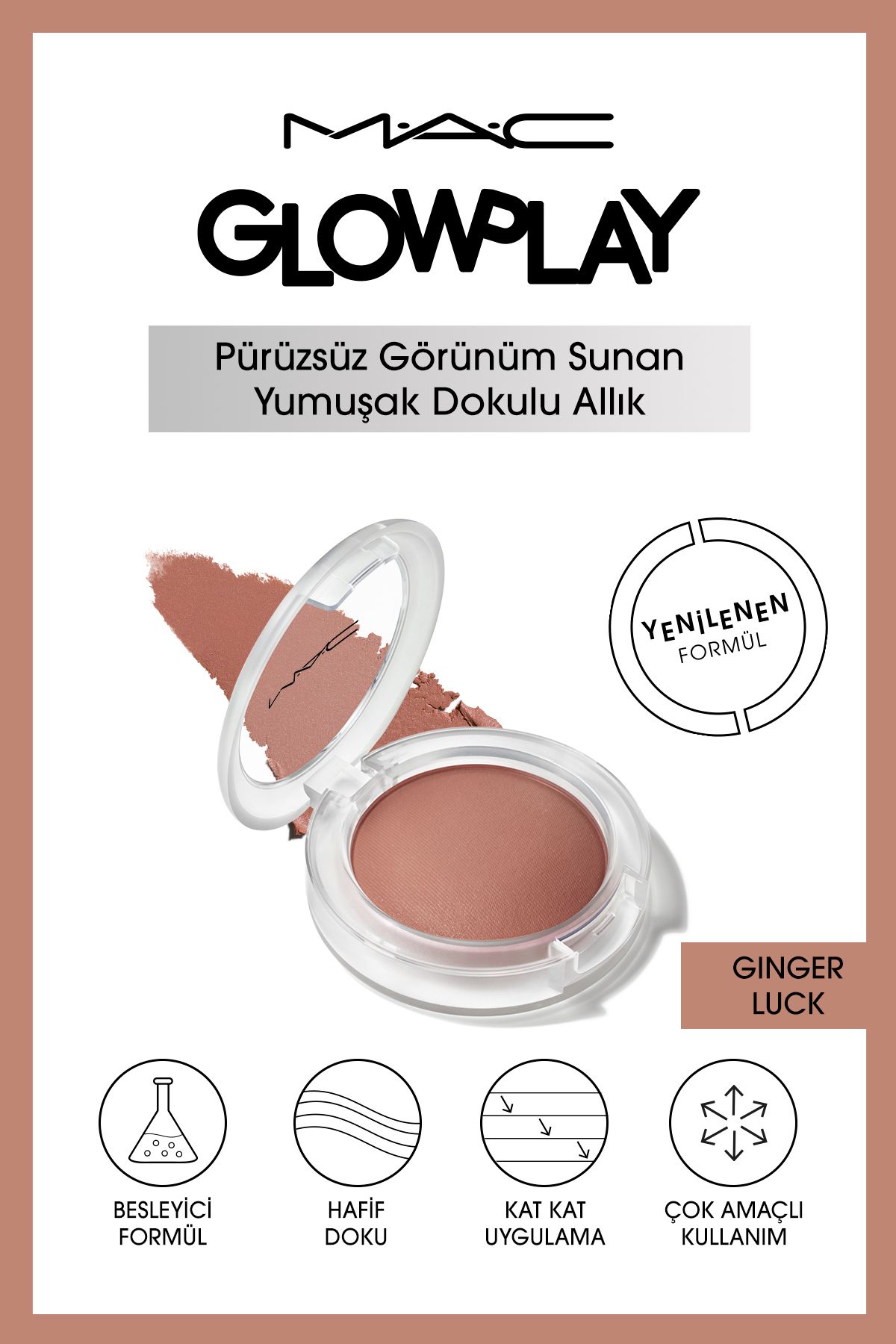 Glow Play Yumuşak Dokulu Allık-gınger Luck