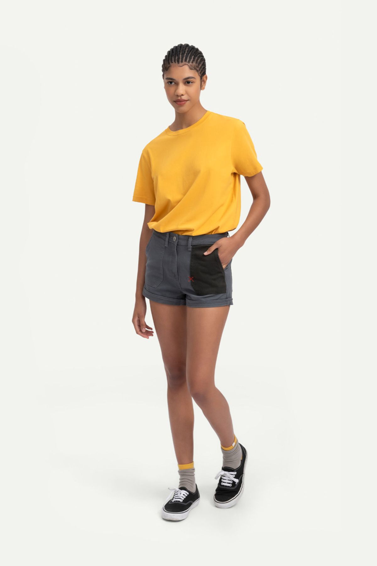 KAFT-Unisex Regular Fit Basic T-Shirt - Sulphur 6