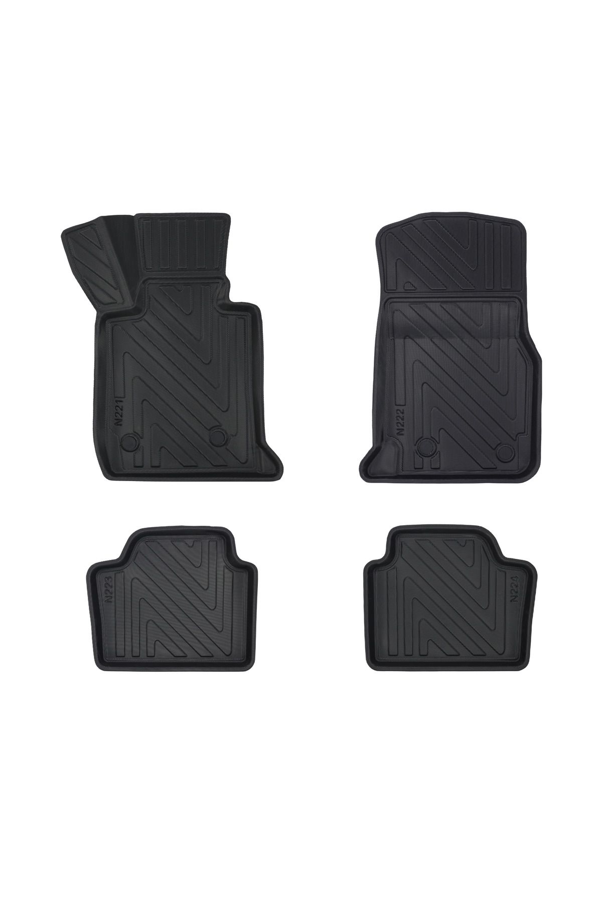 Alpax Bmw 3 Serisi F30 2012-2019 Premium Havuzlu Oto Paspas | 2WD