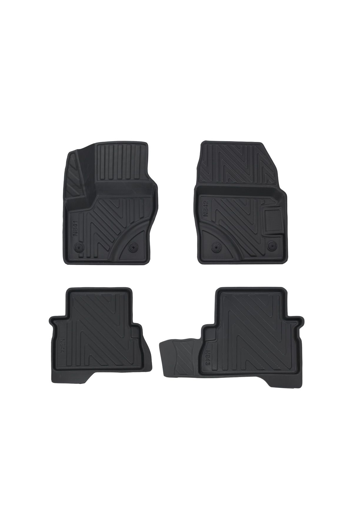 Alpax Ford Kuga 2012-2019 Premium Havuzlu Oto Paspas