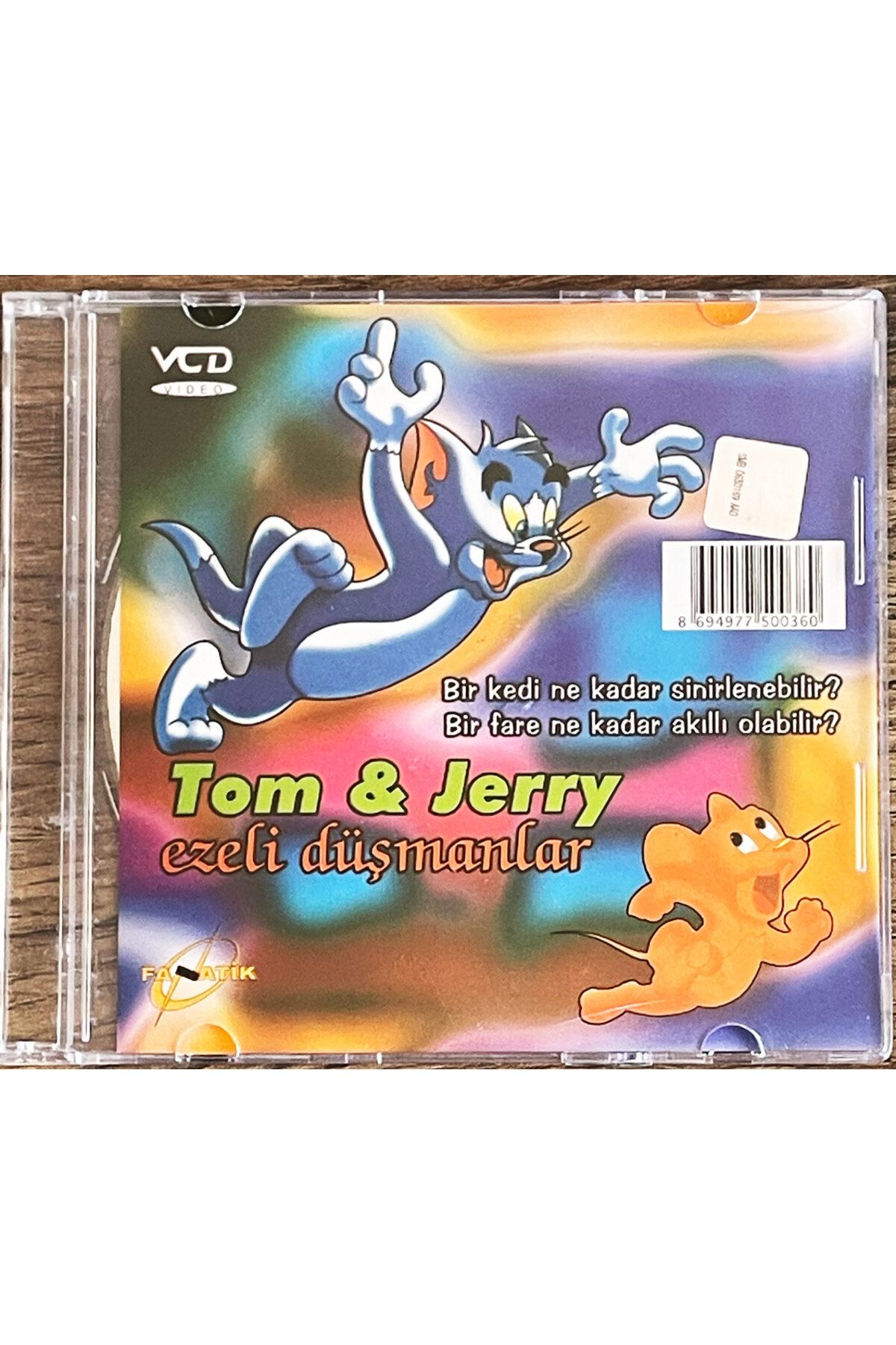 Kovak Kailyn Tom ve Jerry Ezeli Düşmanlar Eski Basım VCD Film ( 45 dk )