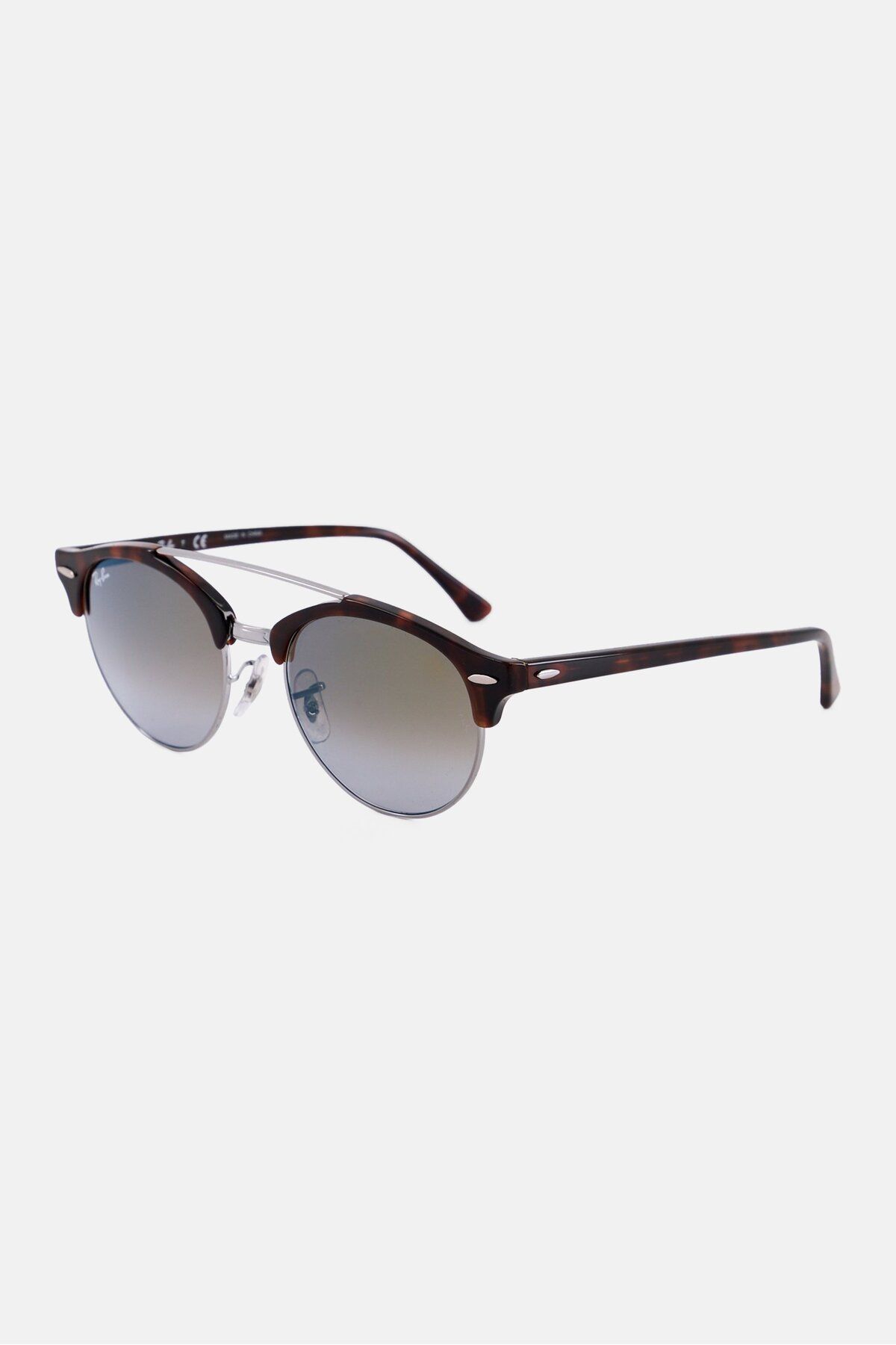 Ray-Ban-نظارة شمسية دائرية للرجال 0RB4346، فضي 4