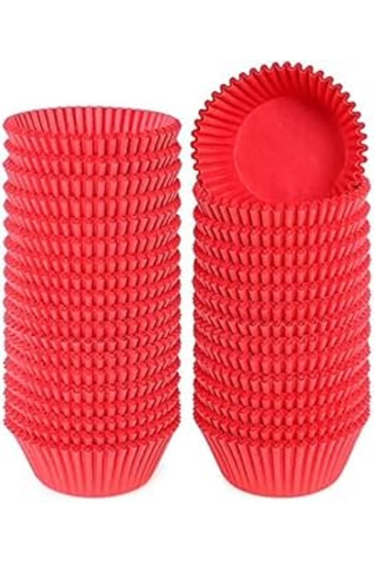 Mu Art Ahşap Trend Hediye Sepeti Takribi 200 Adet Mini Boy Kırmızı Truff Çikolata Kağıdı, Lokum Kağıdı, Muffin K