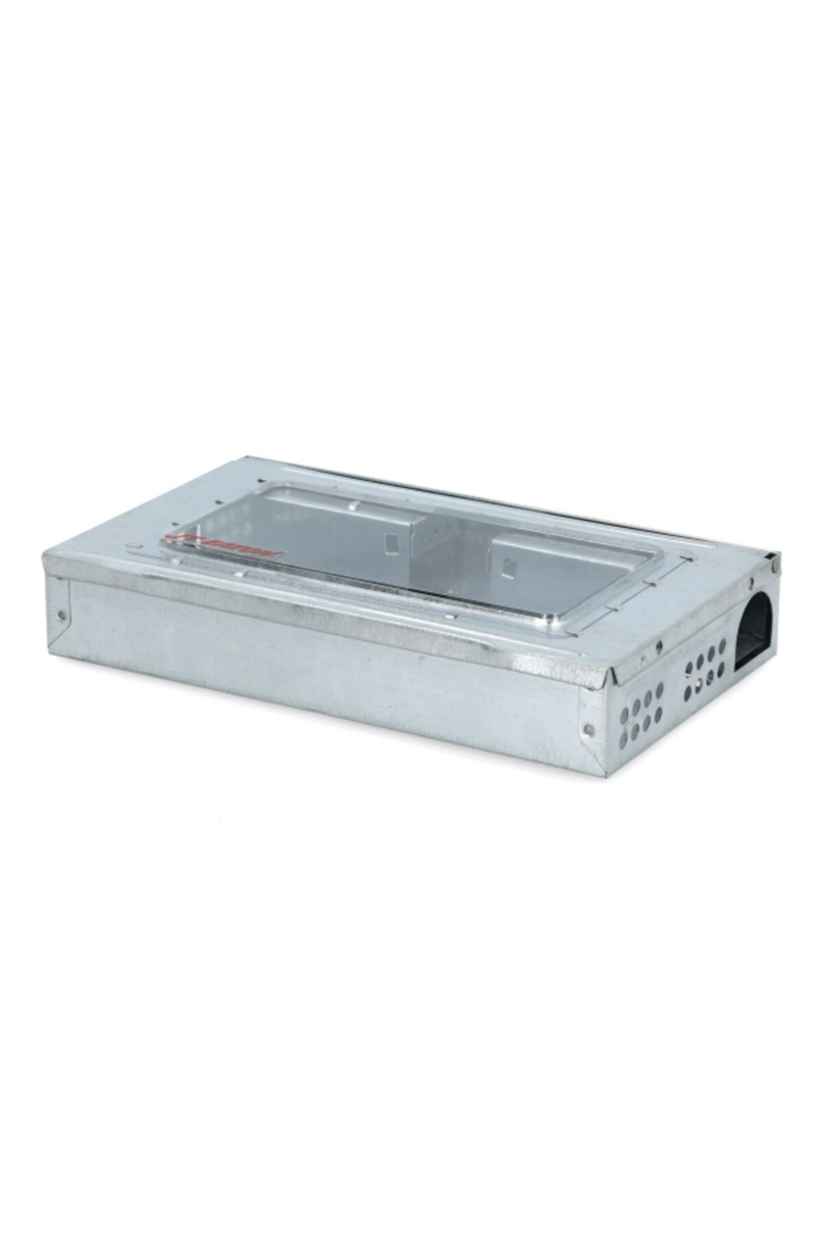 Jt Eaton-Non-Jamming Repeater Multiple Catch Steel Mouse Trap with Window Silver and Clear 3