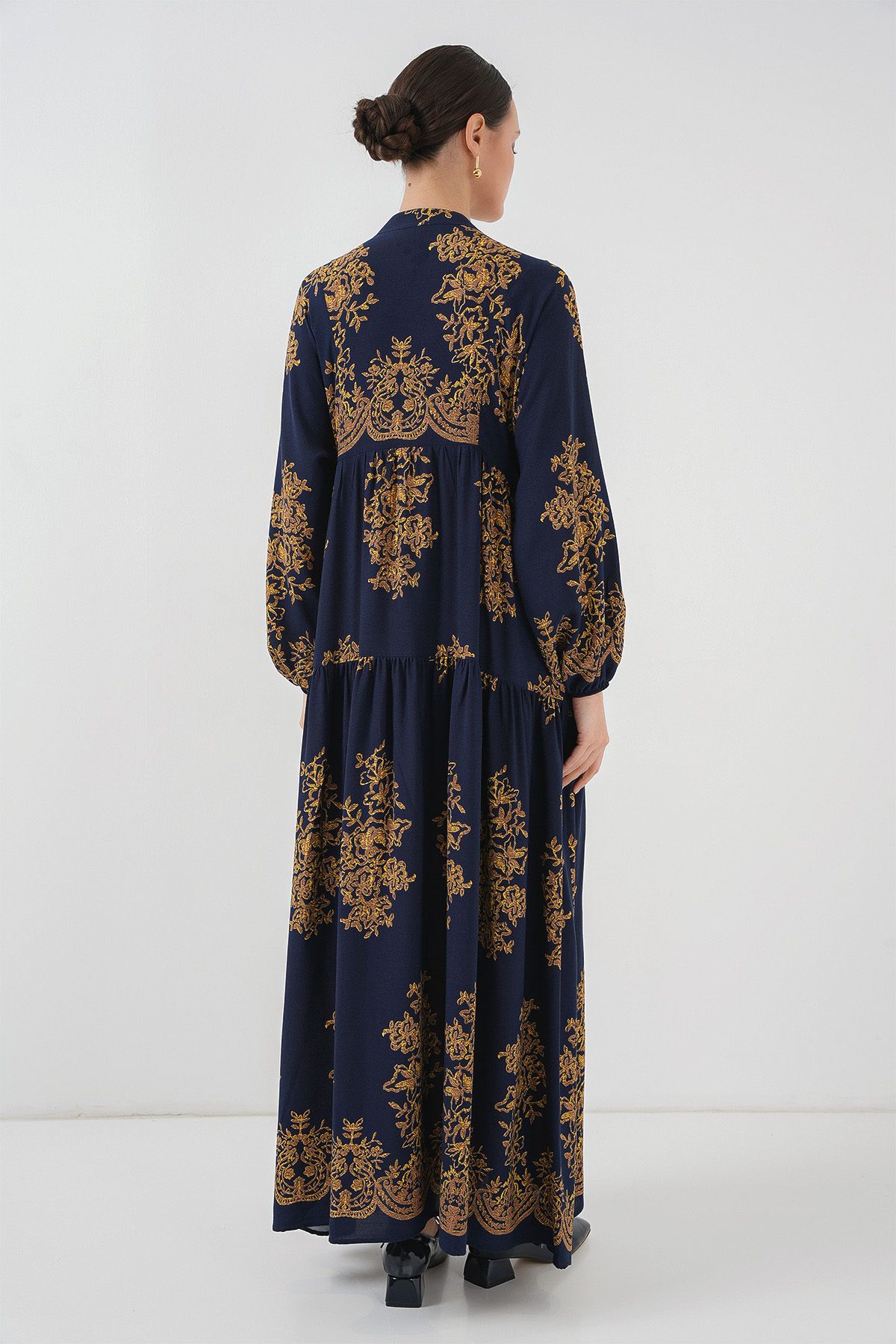 Bigdart-Y.Blue 2423 Model rochie cu model autentic 7