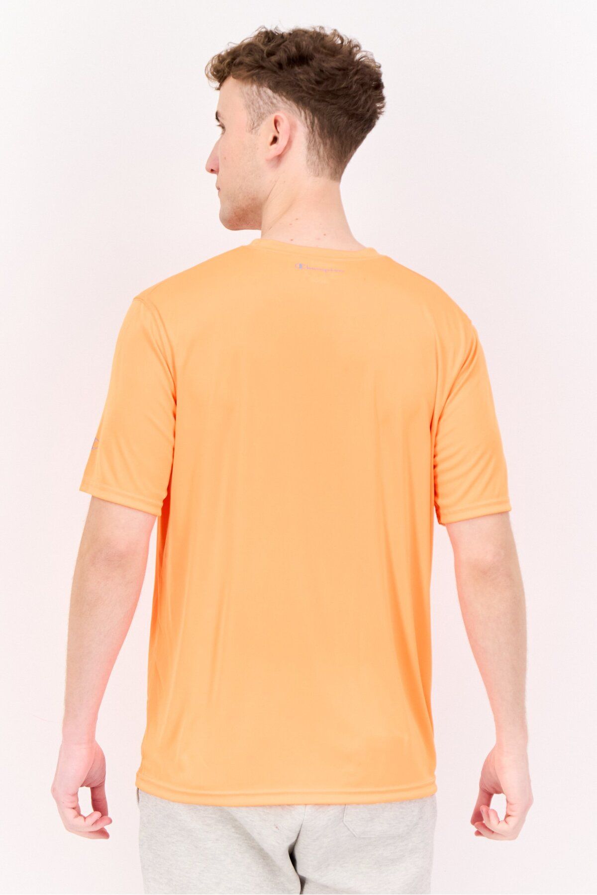Champion-Men Sportswear Fit Short Sleeves Training T-Shirt, Orange 3