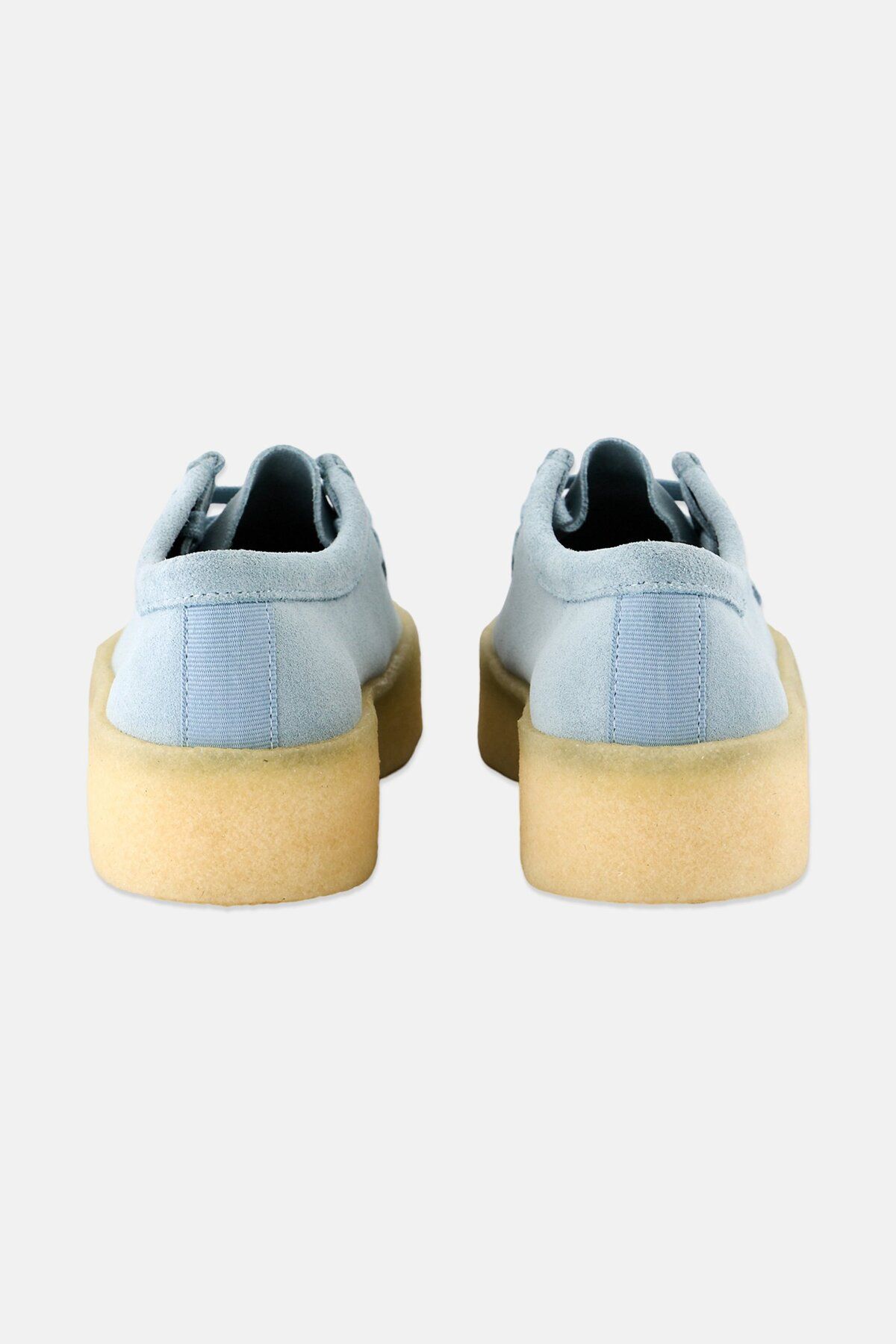 CLARKS-حذاء Wallabee Cup القياسي النسائي برباط، أزرق سماوي 2