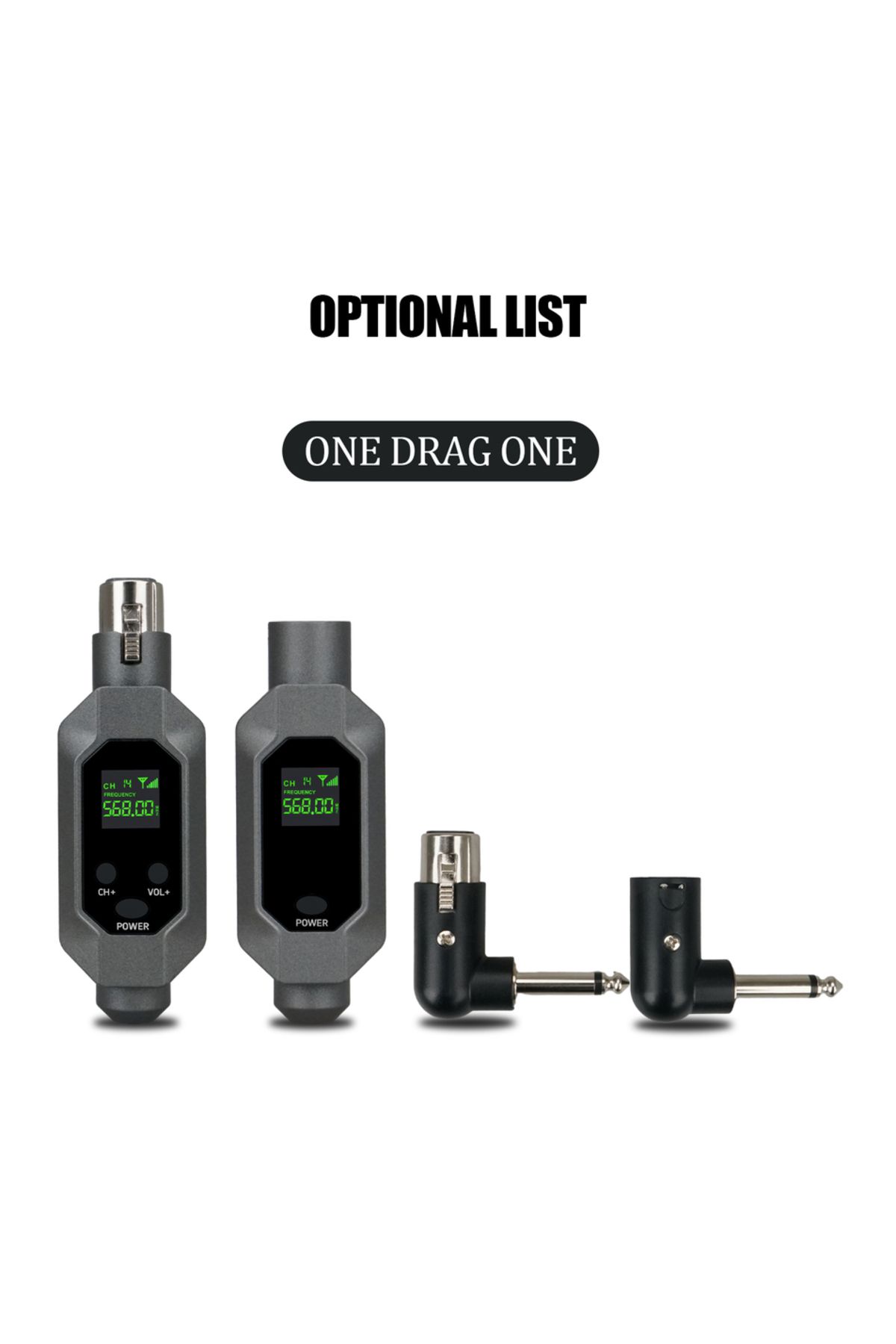 Choice-g1 Wireless Microphone System XLR Mic Converter Adapter UHF Automatic Transmitter Setup For Condense 1