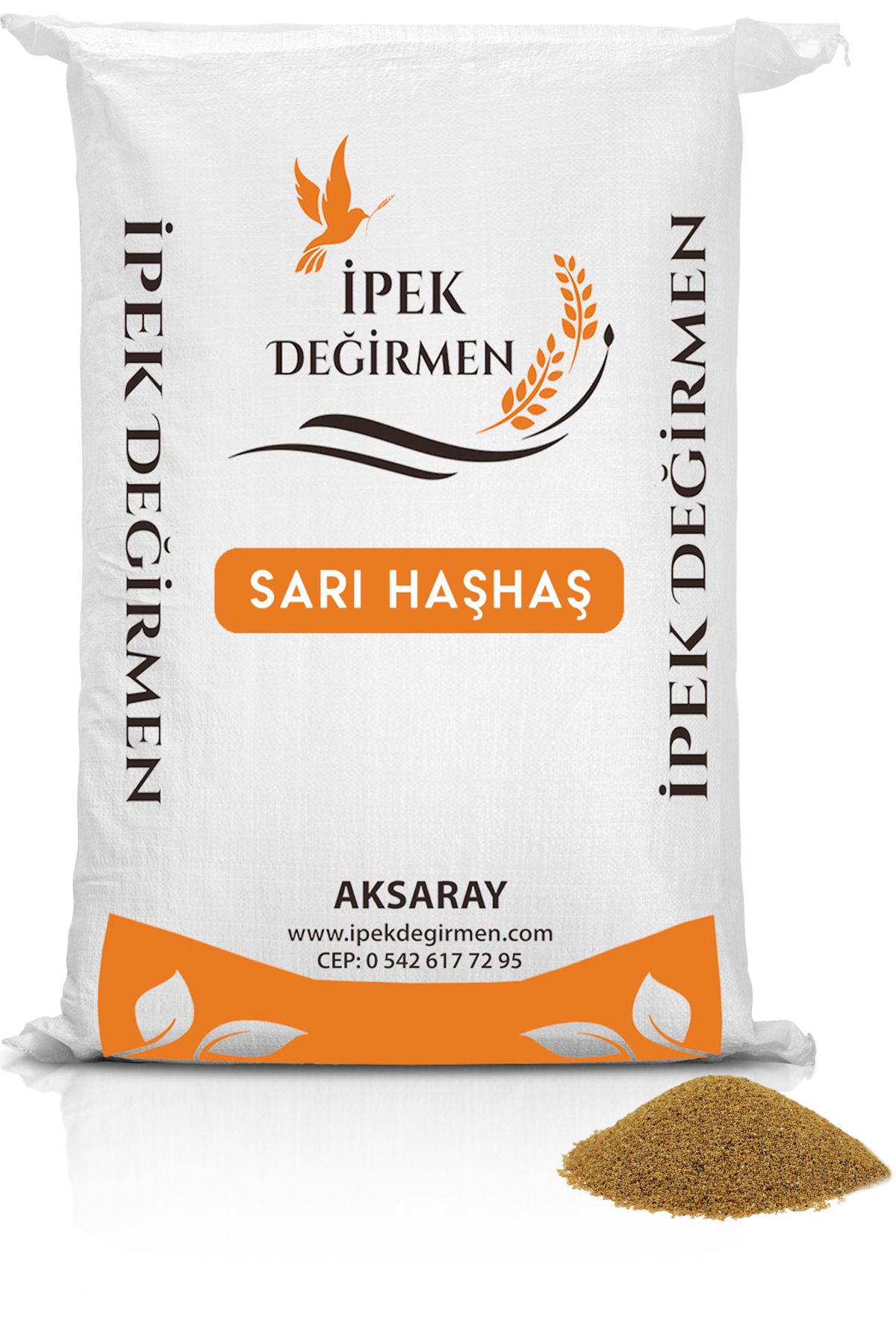 İpek Değirmen İpek Değirmen 100 GR Sarı Haşhaş