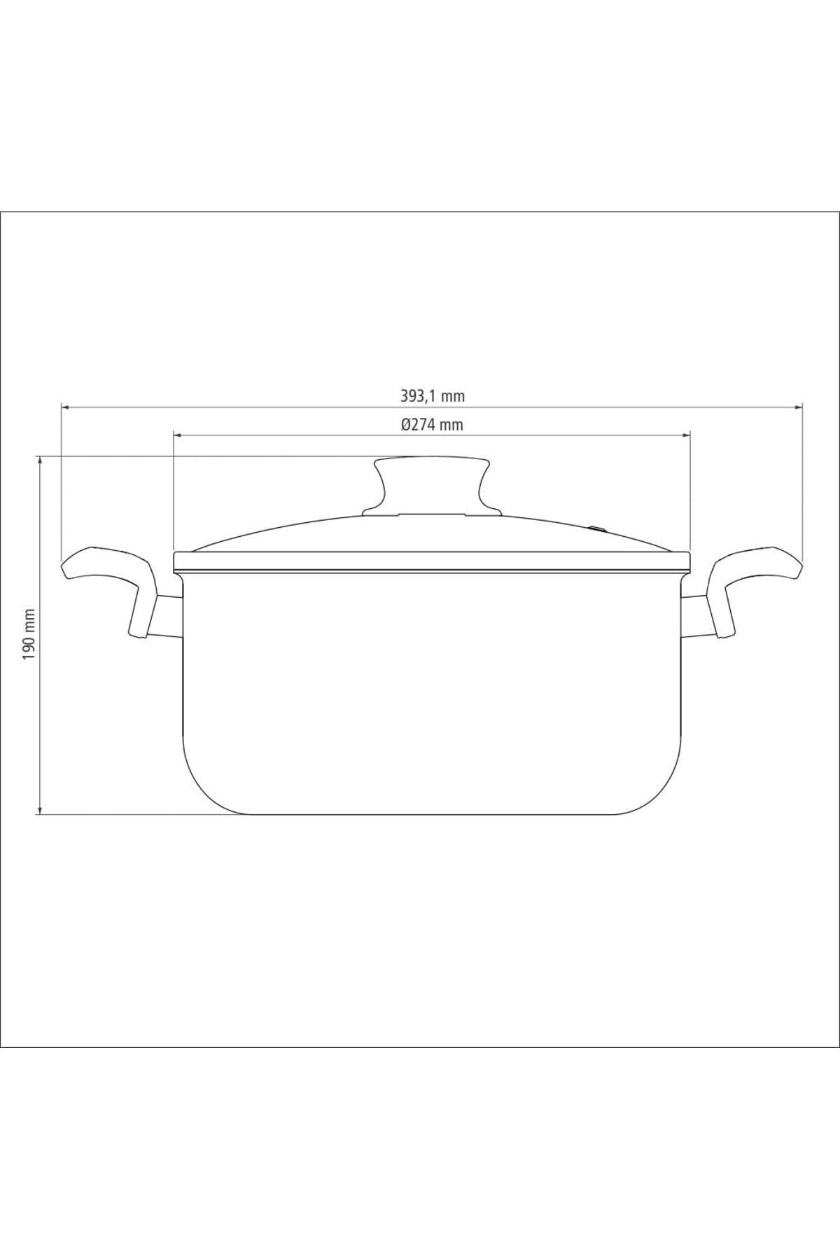 TRAMONTINA-Since 1911, Made In Brazil - Paris 26cm Red Aluminum Casserole 2