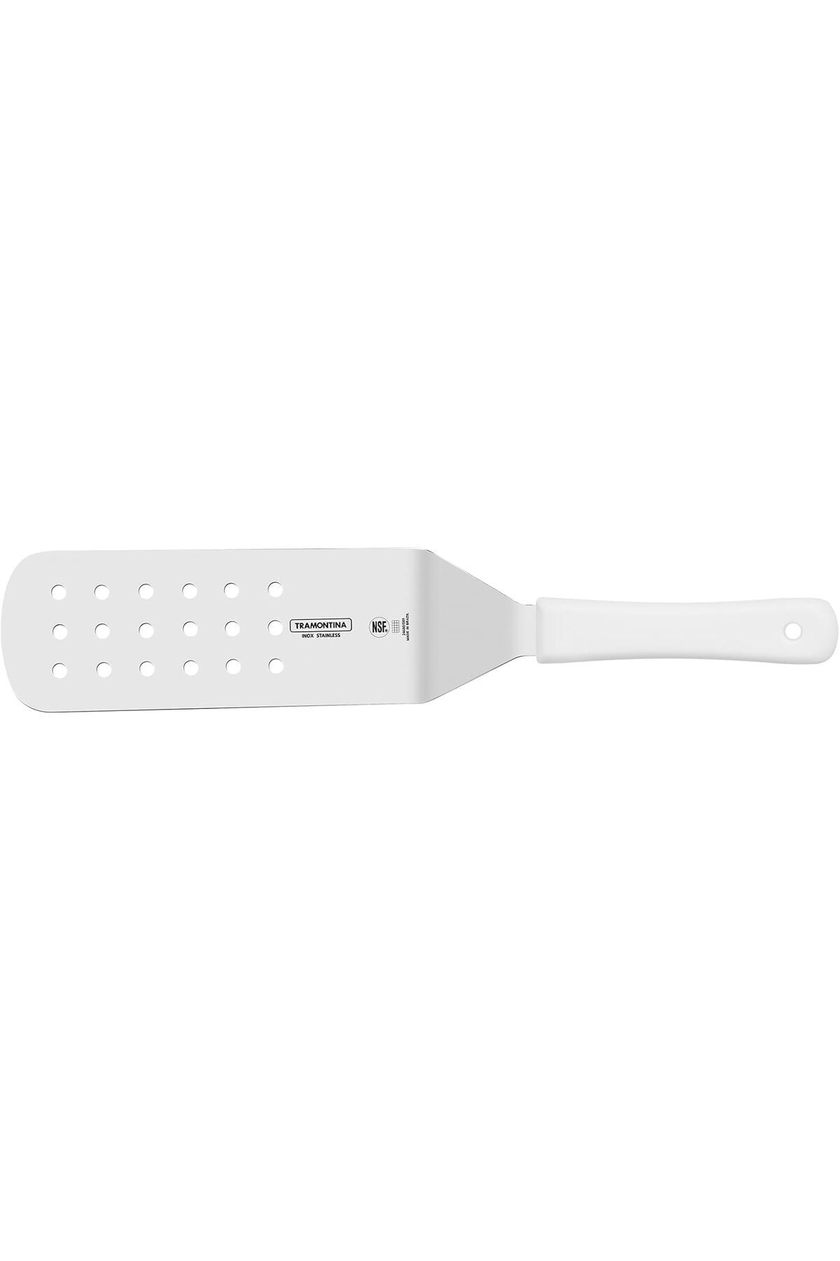 TRAMONTINA-Since 1911, Made In Brazil - Professional 9x3-inch Stainless Steel Frying Spatula With Holes 2