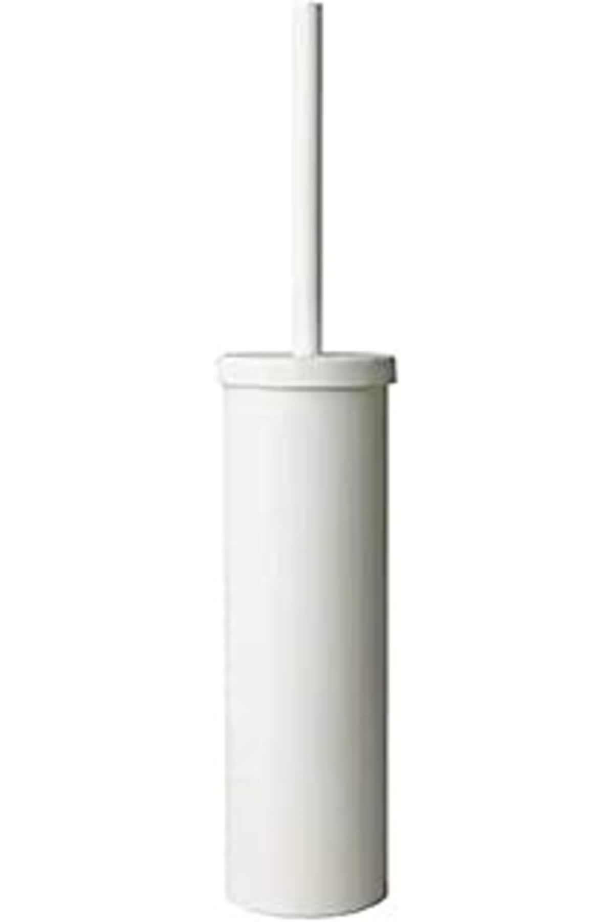 Mu Art Enudden Tuvalet Fırçası, Beyaz (Uzunluk: 48 Cm (19") Çap: 9,7 Cm (3 ¾"))