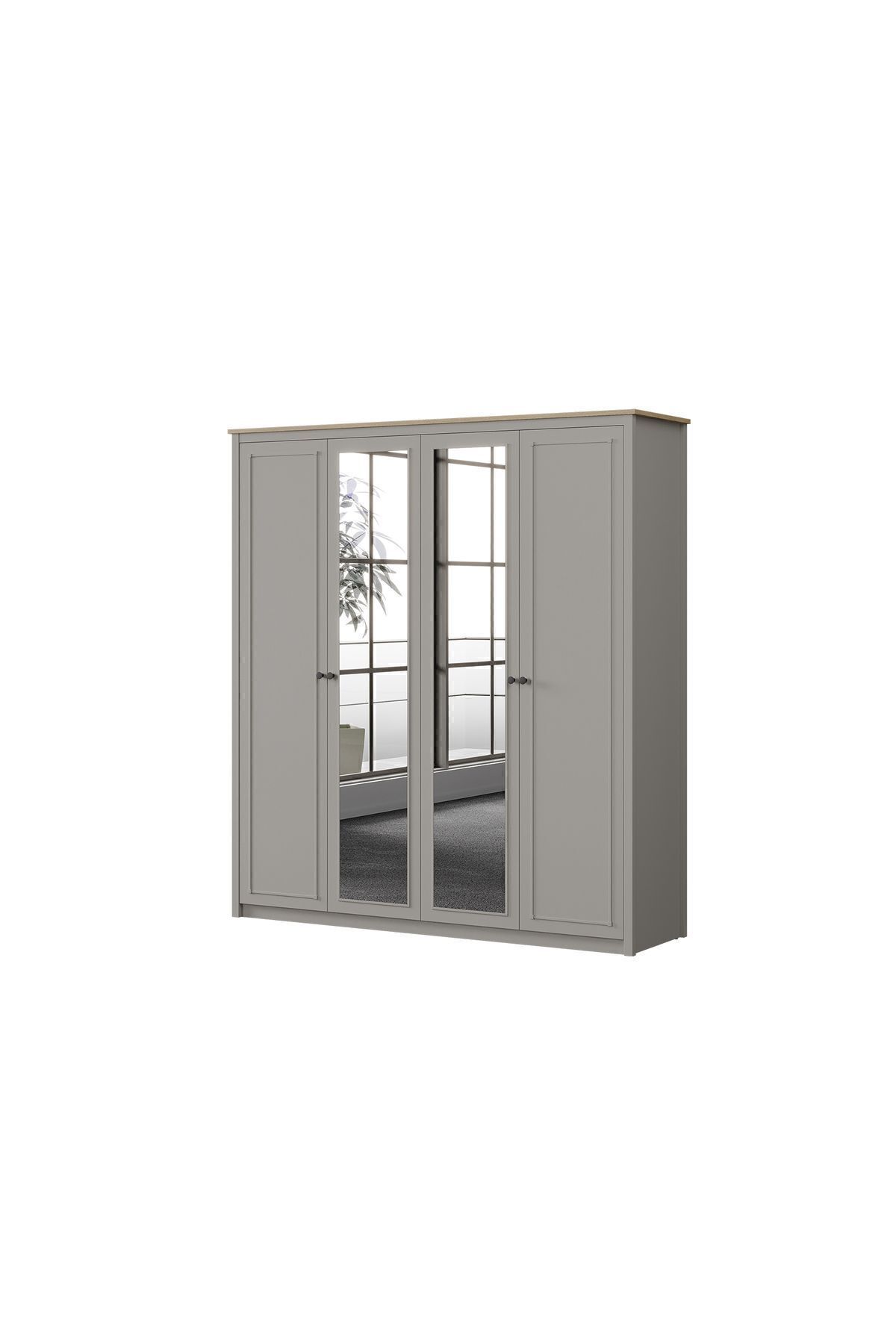 Almila Sento 4 Kapaklı Dolap fotoğrafı 6 (önizleme)