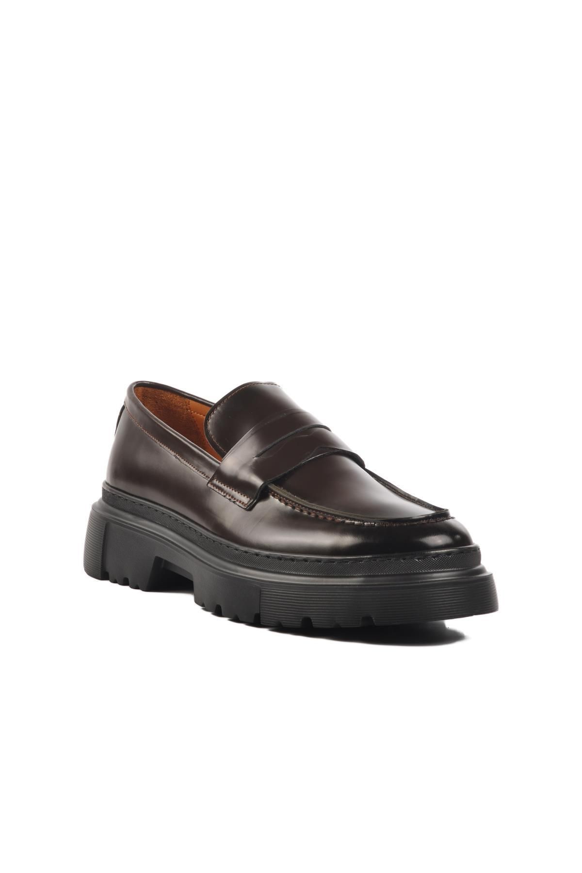 AYAKMOD Pantofi Clasici Pentru Bărbați Premium 1308-5 M Brown Masculin - 43