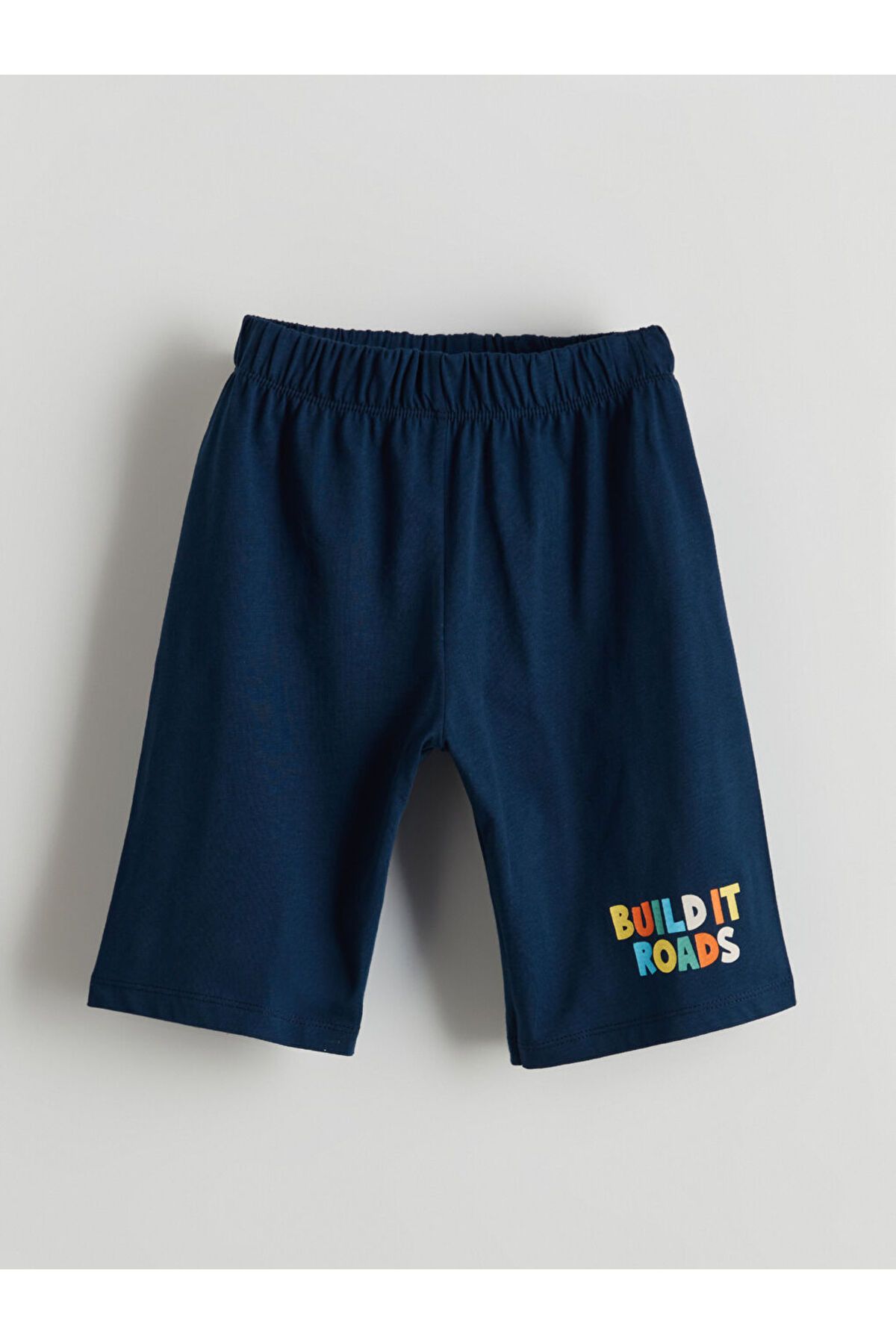 LC Waikiki-New Season Printed Boys' Shorts Pajama Set - S5Fe97Z1 7
