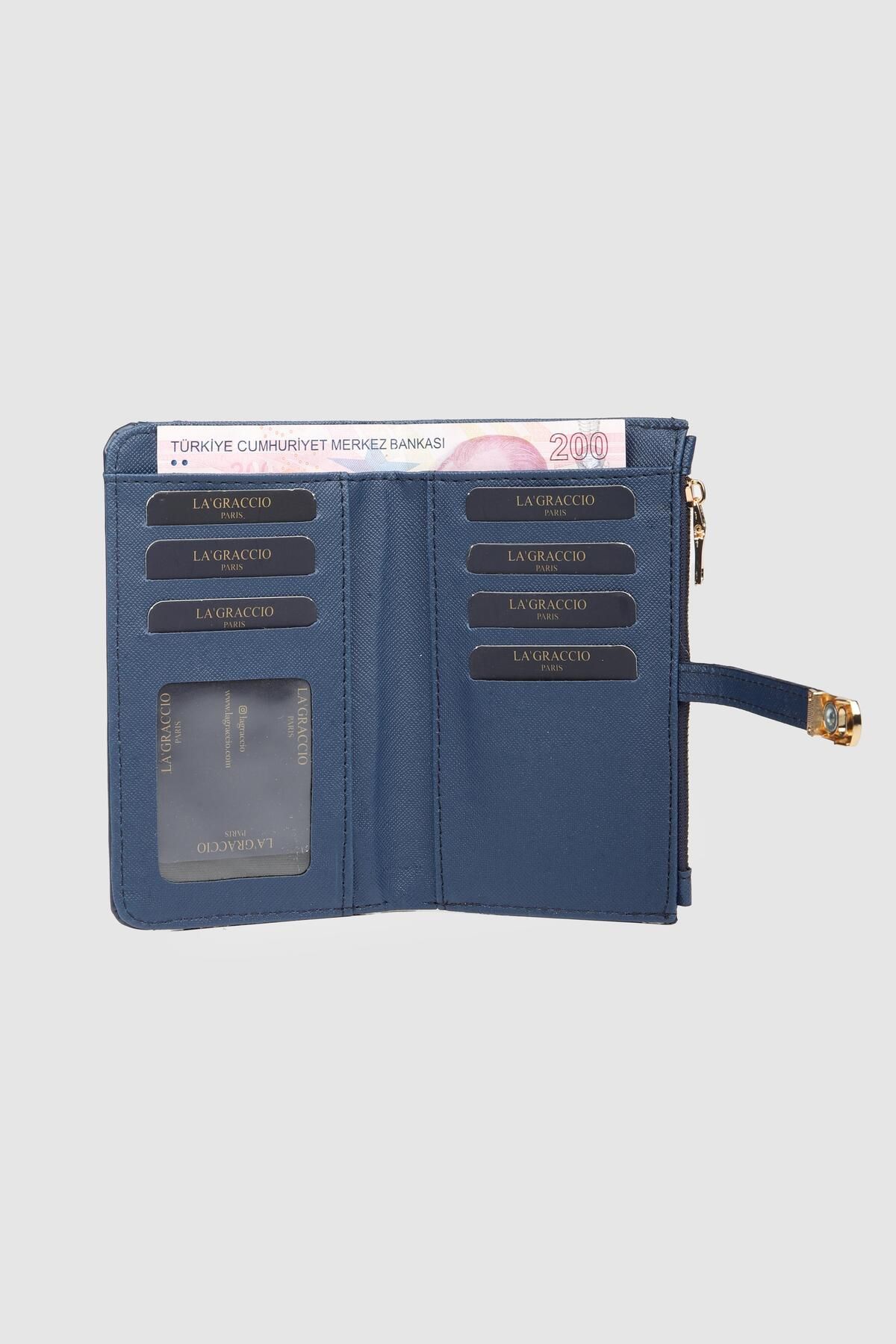 کیف پول زنانه LA'GRACCIO PARIS BALES WALLET NAVY BLUE La La'Graccio Paris
