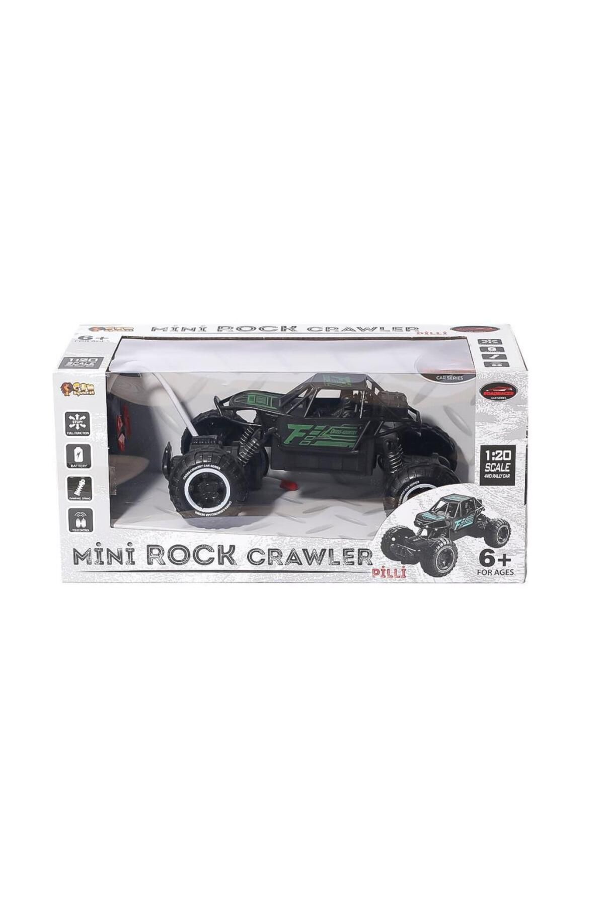 NessiWorld CN917 Kumandalı Pilli Mini Rock Crawler -Can